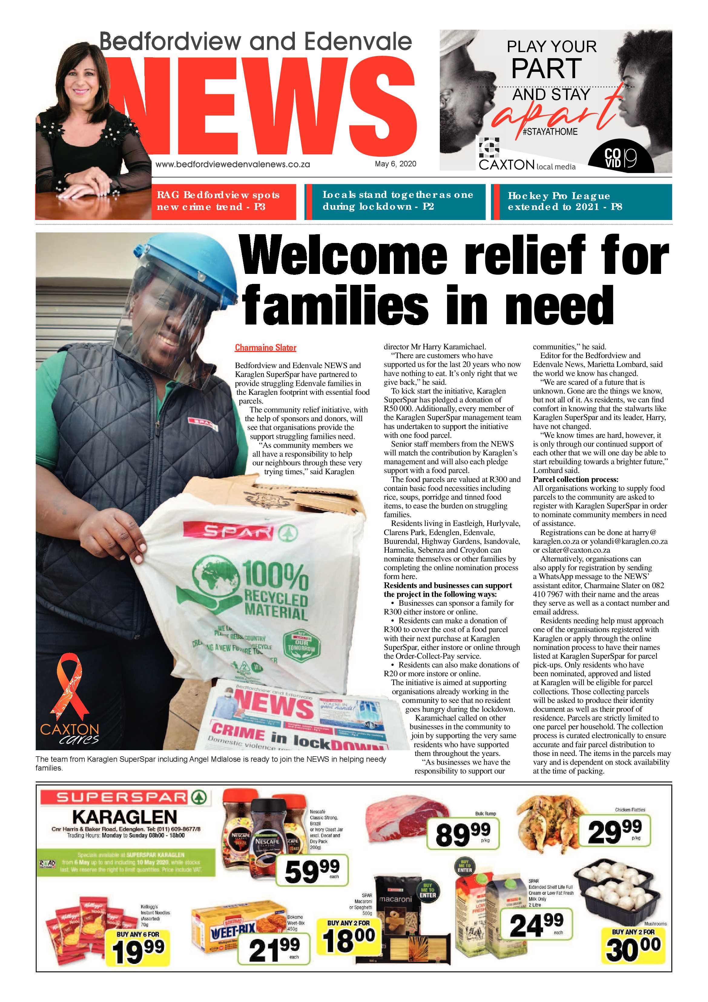 Bedfordview and Edenvale News 05 May 2020 page 1