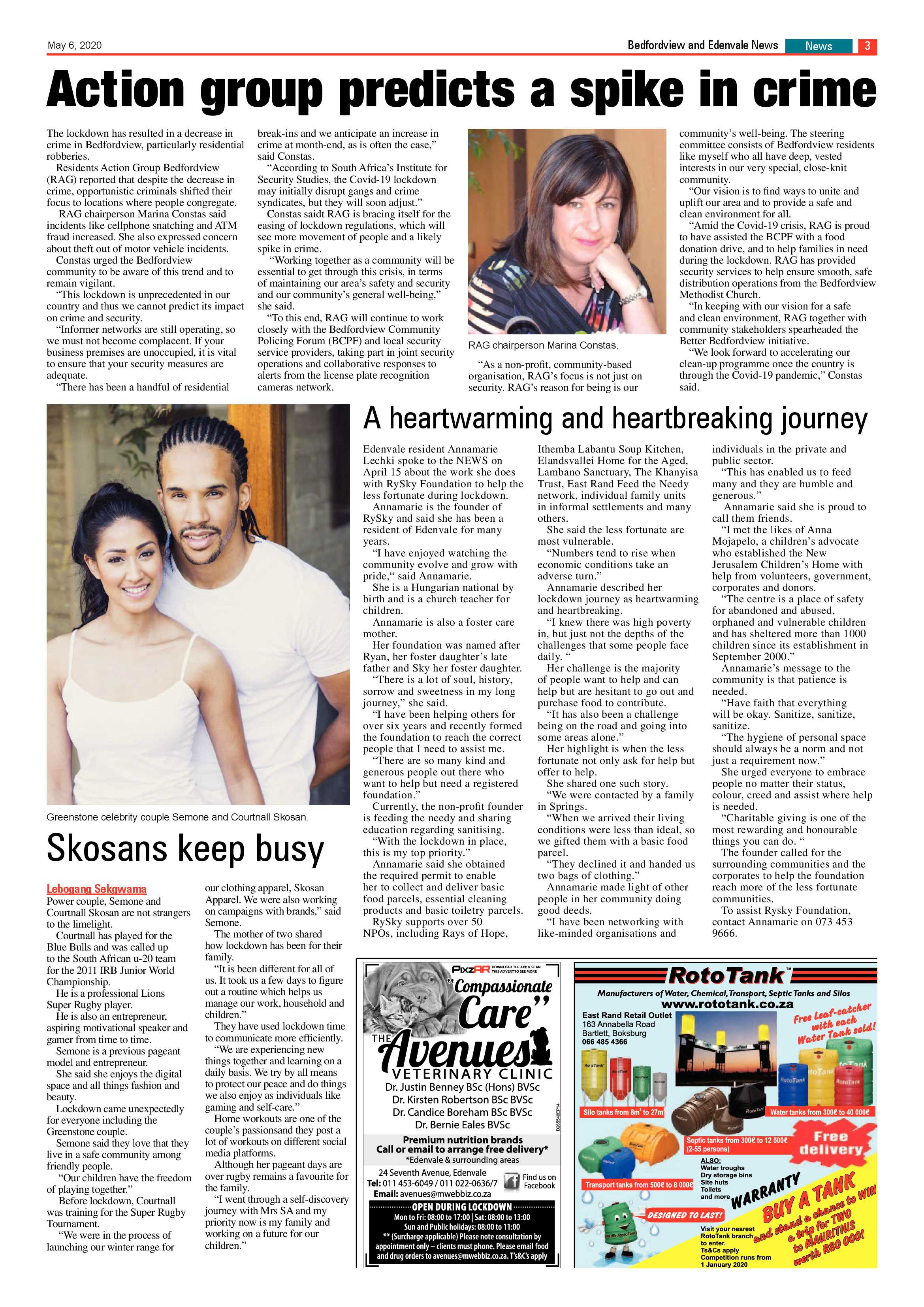 Bedfordview and Edenvale News 05 May 2020 page 3