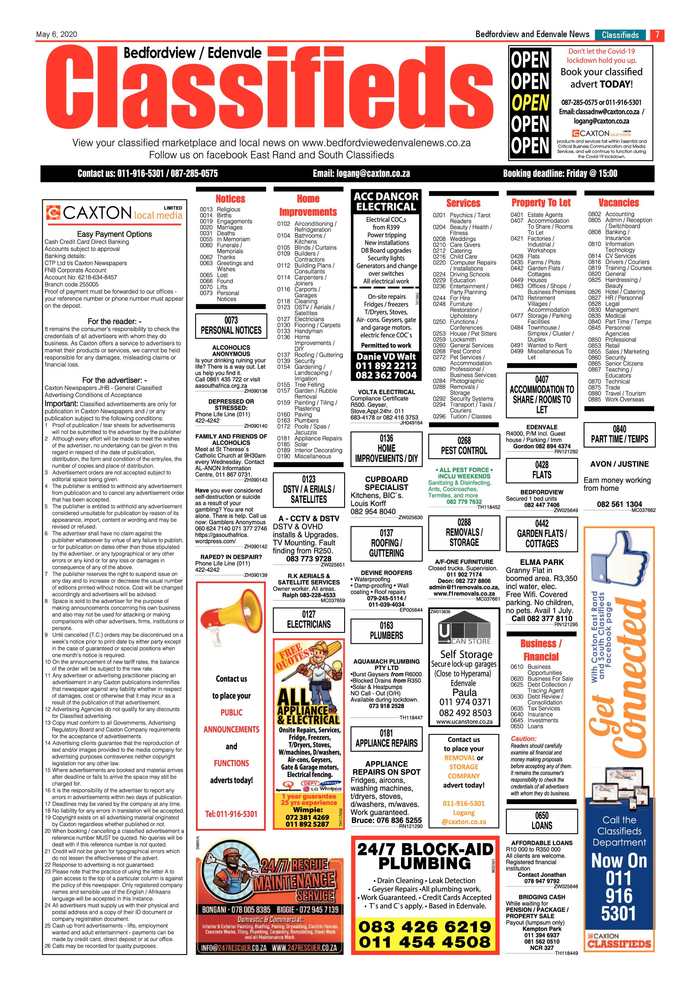 Bedfordview and Edenvale News 05 May 2020 page 7