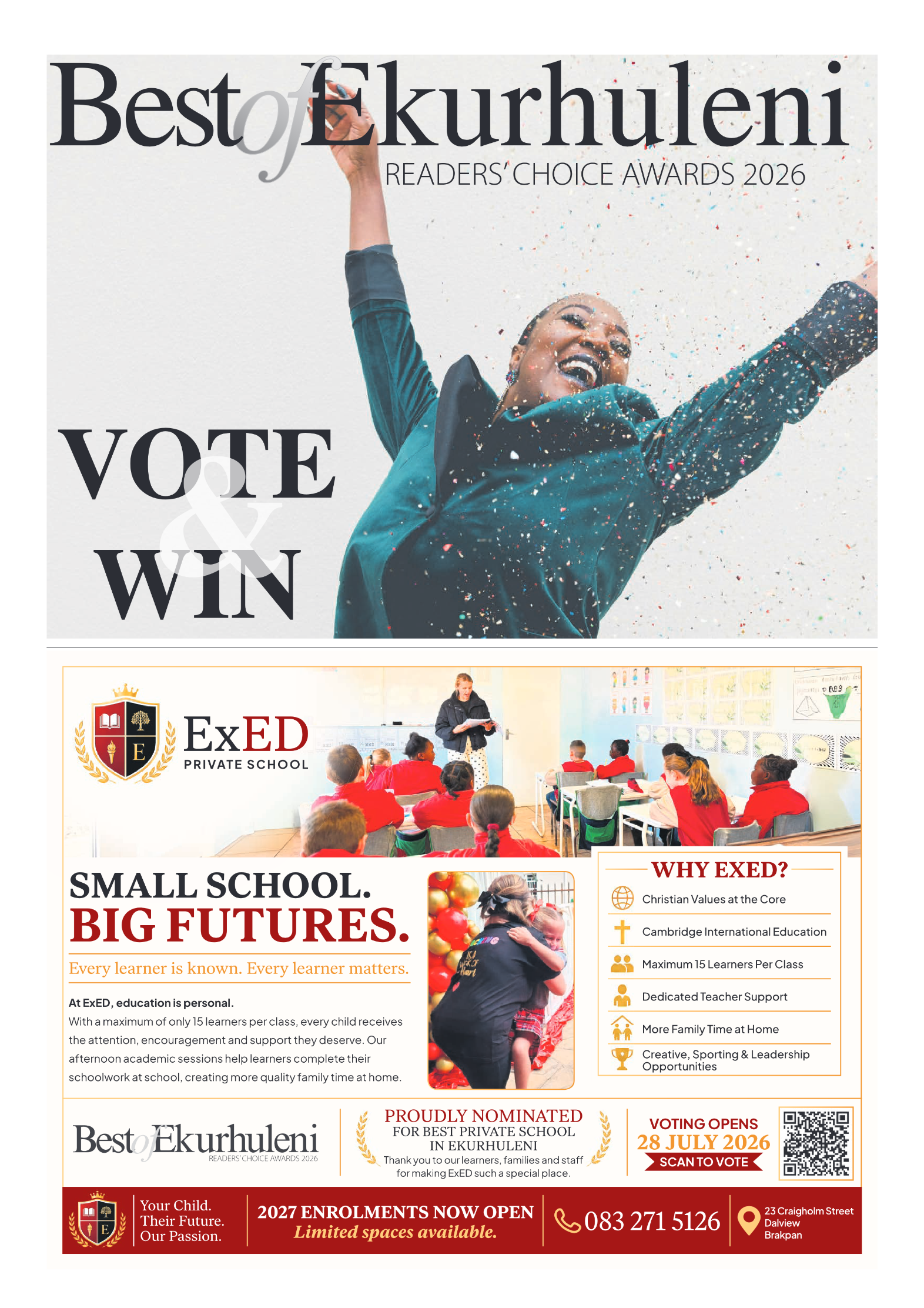 Best of Ekurhuleni Readers Choice Awards 2026 page 12