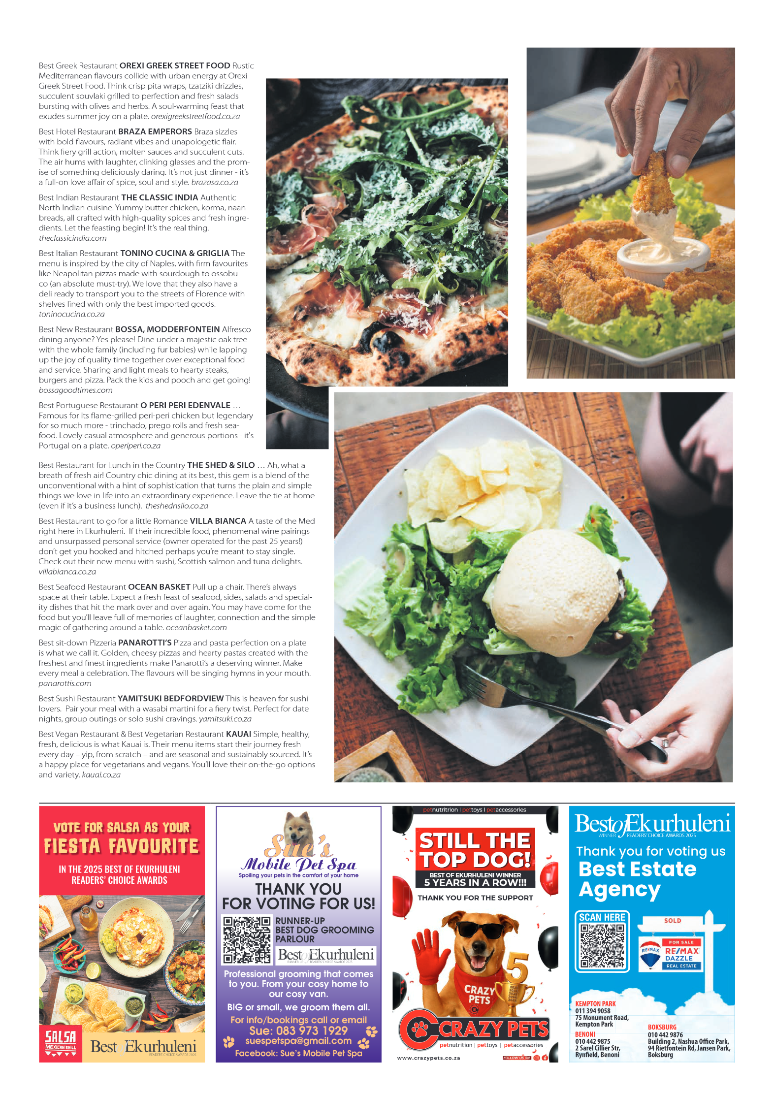 Best of Joburg Readers Choice Awards 2025 page 5