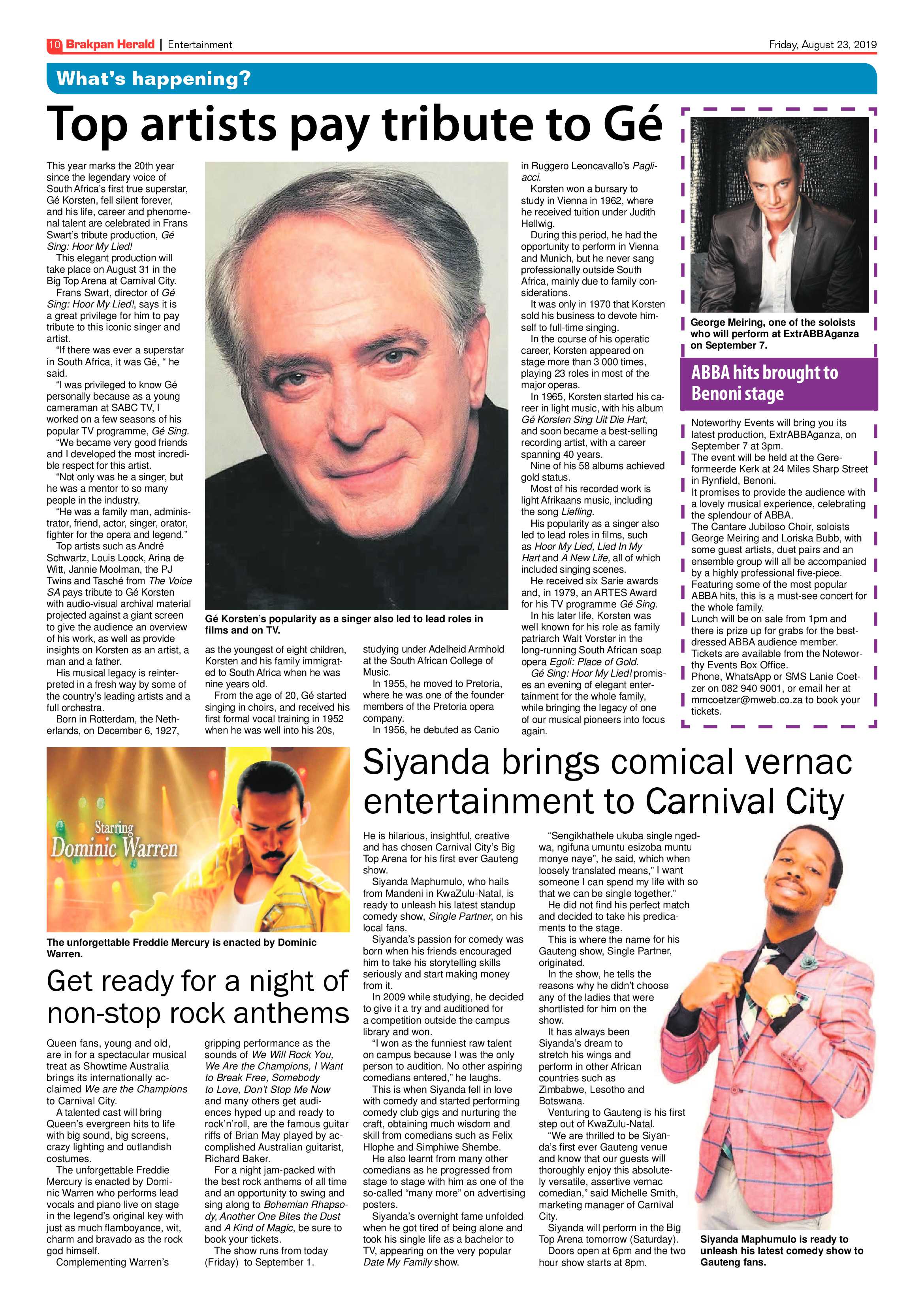Brakpan Herald 23 August 2019 page 10