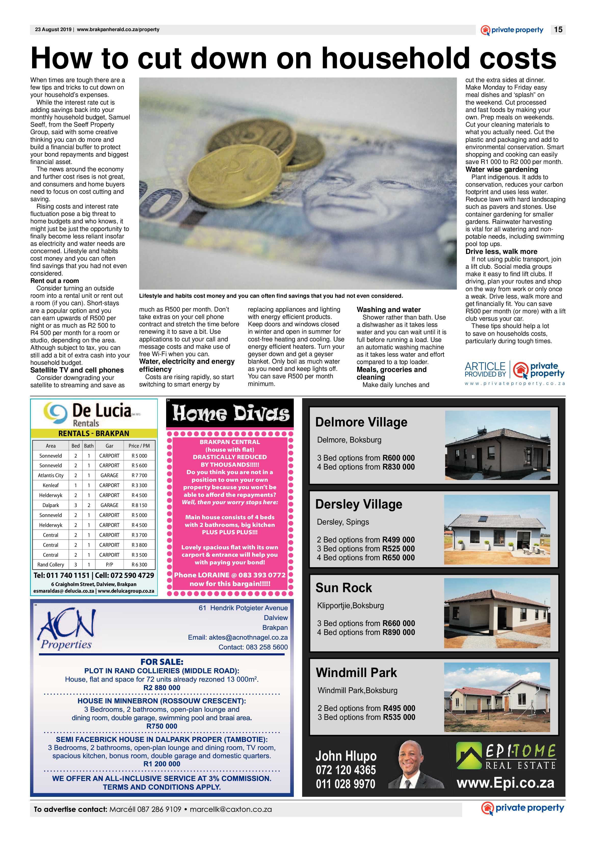 Brakpan Herald 23 August 2019 page 15
