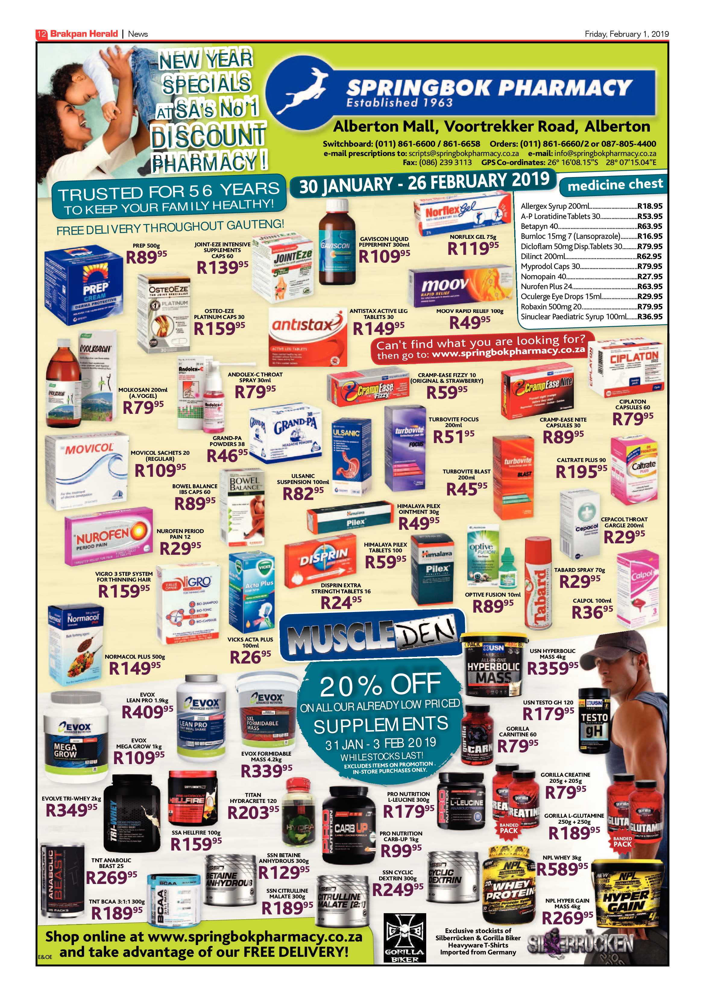 Brakpan Herald 01 February 2019 page 12