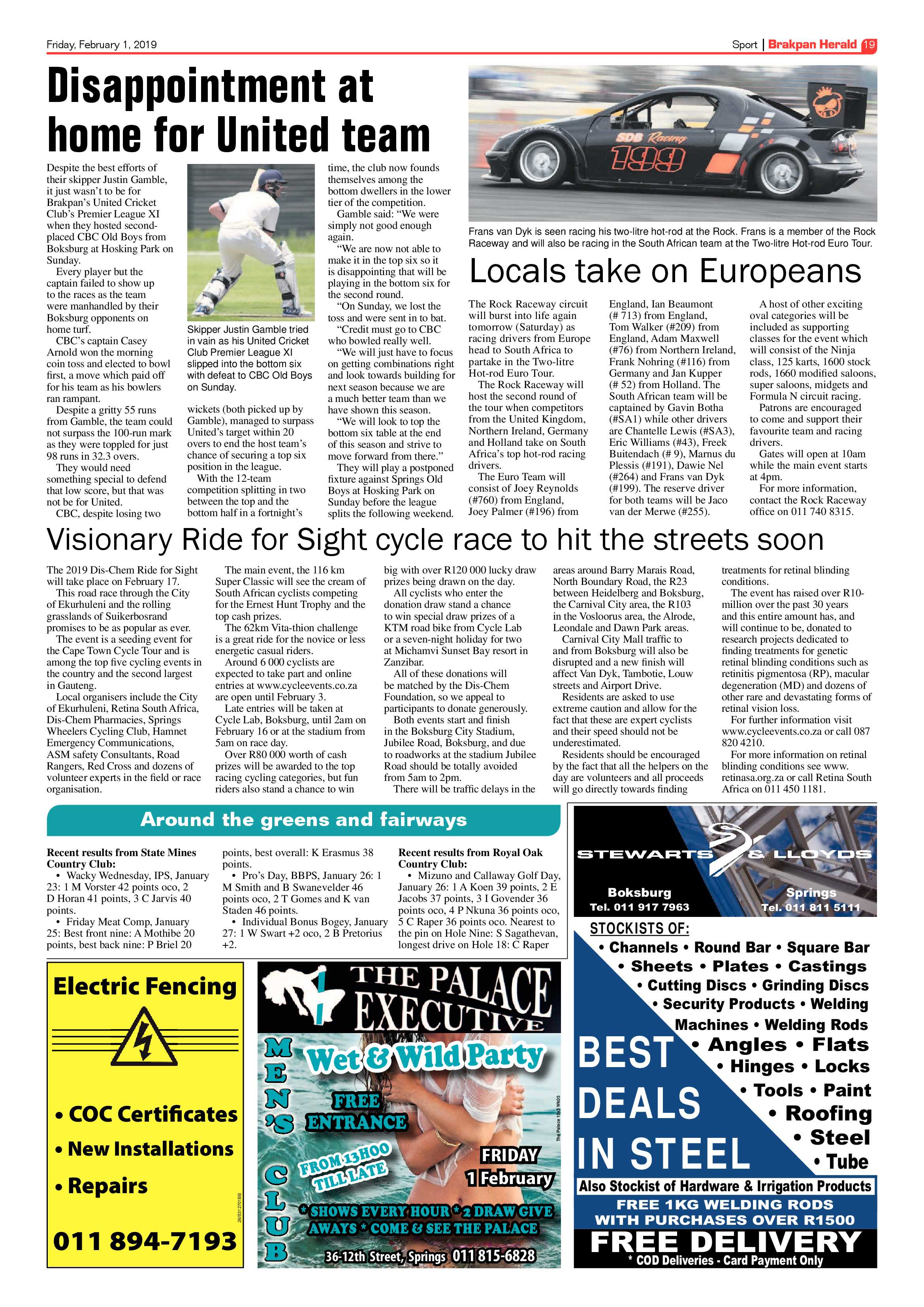 Brakpan Herald 01 February 2019 page 19