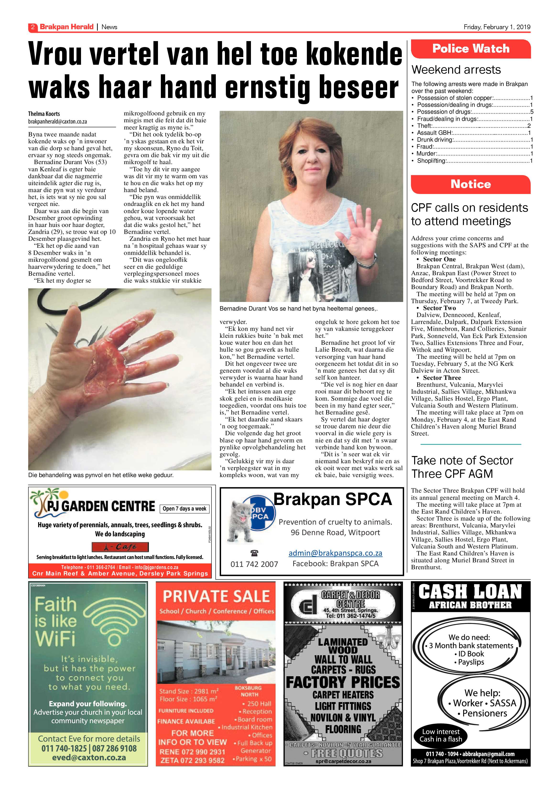 Brakpan Herald 01 February 2019 page 2