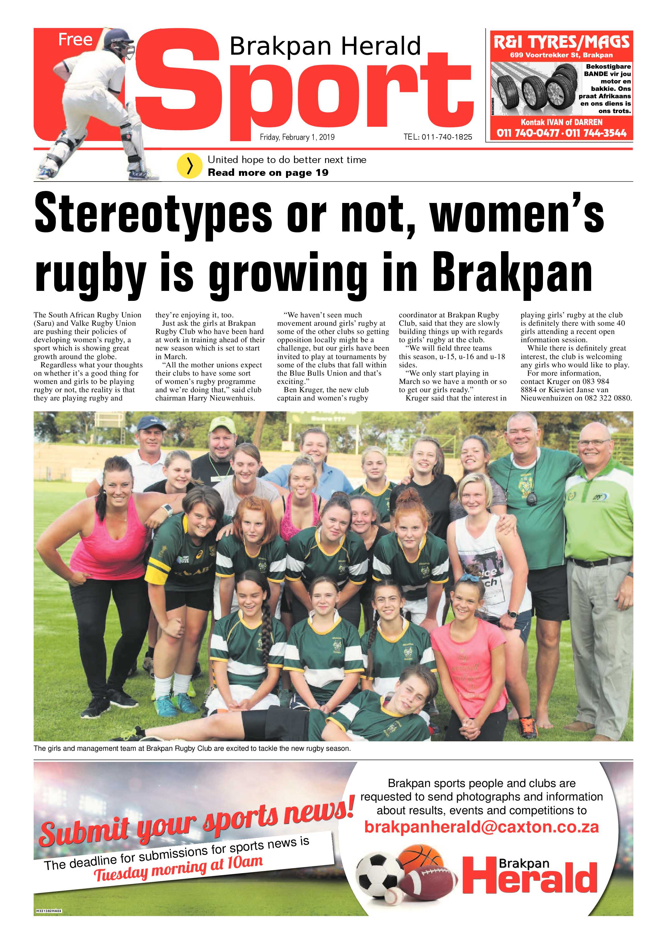Brakpan Herald 01 February 2019 page 20