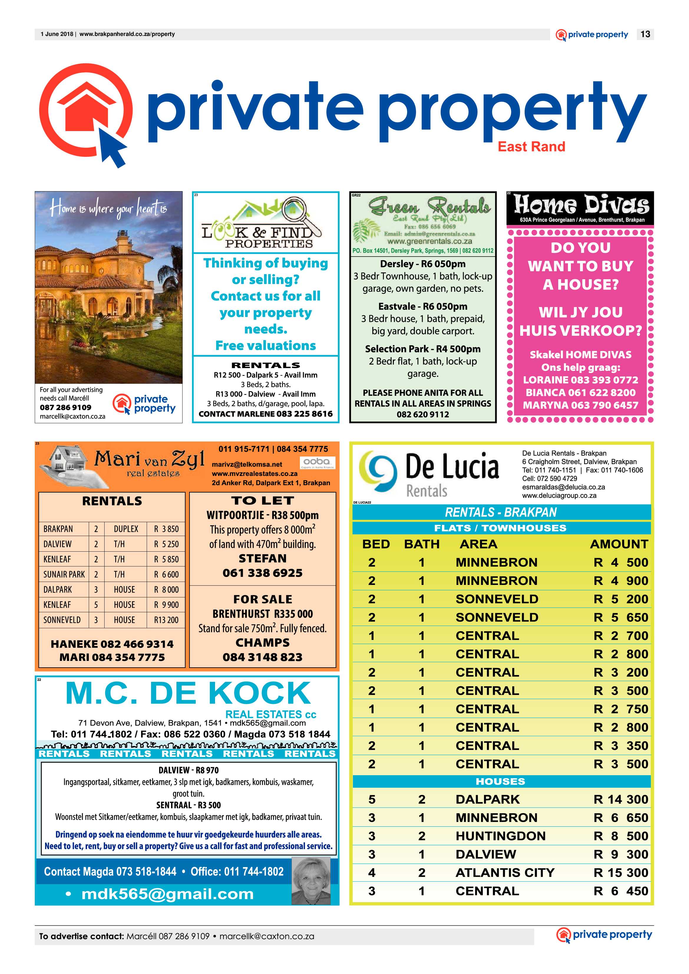 Brakpan Herald 01 June 2018 page 13