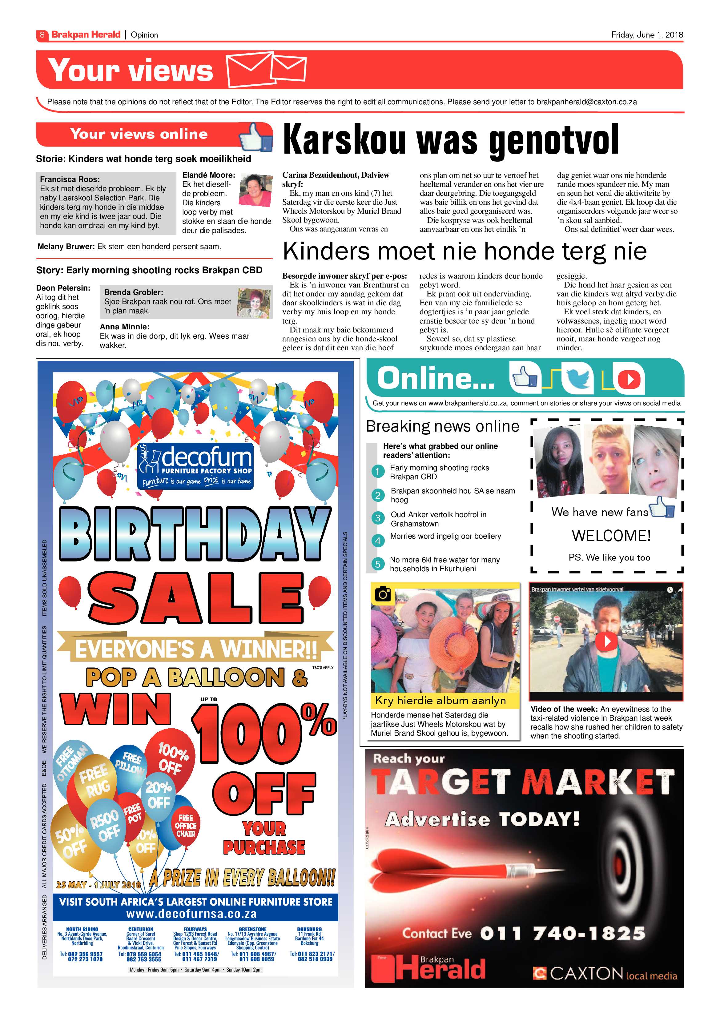 Brakpan Herald 01 June 2018 page 8