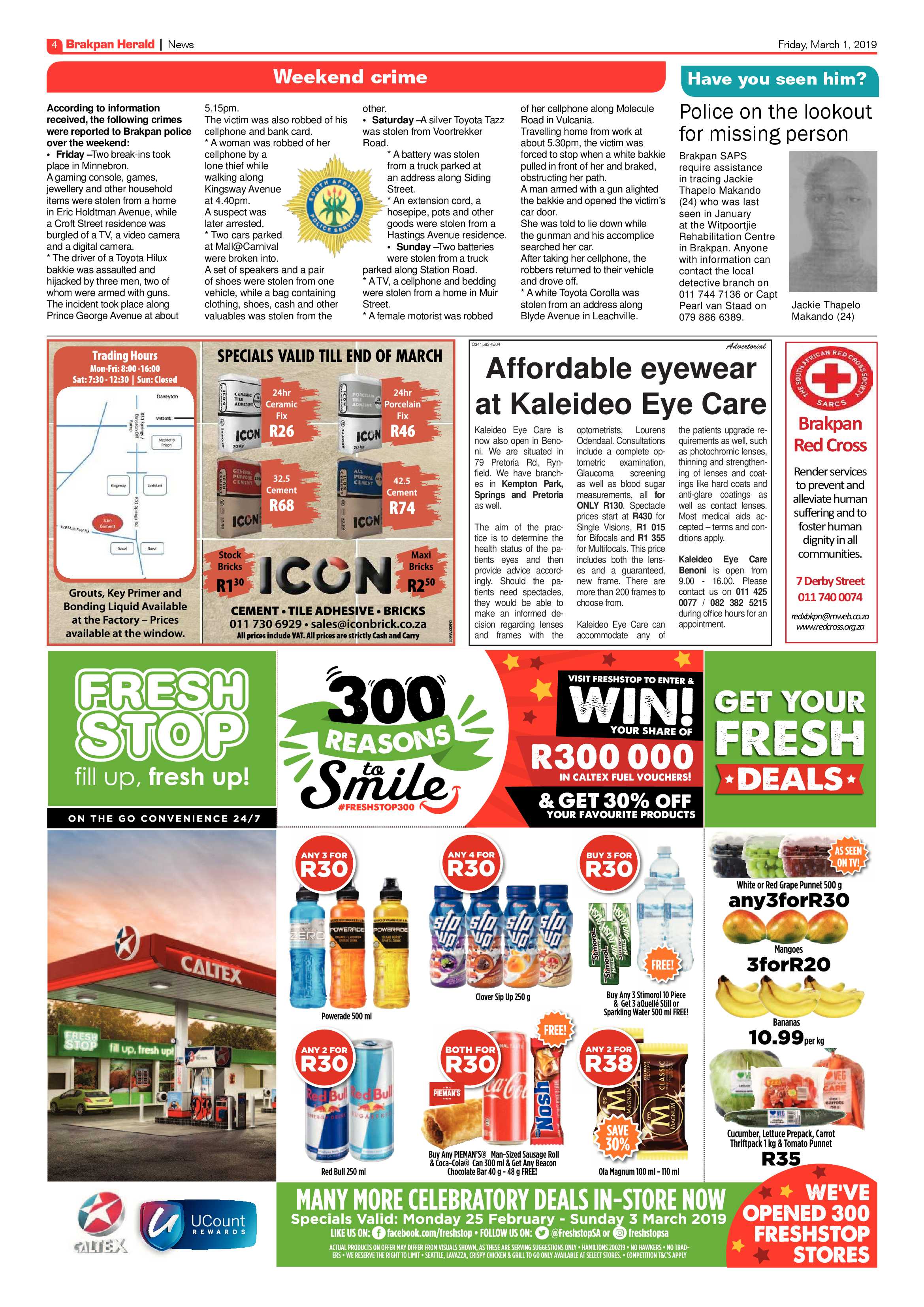 Brakpan Herald 01 March 2019 page 4