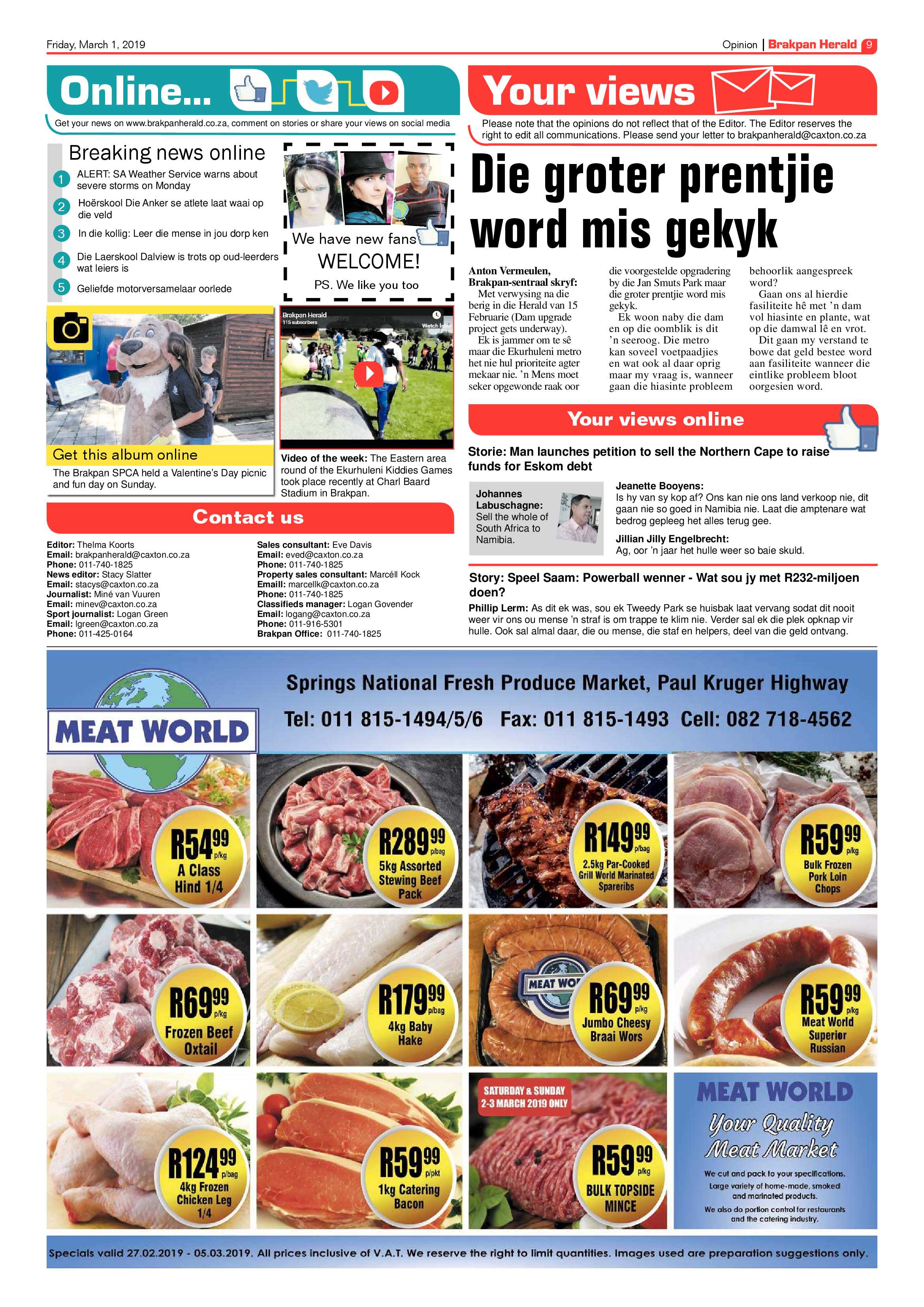 Brakpan Herald 01 March 2019 page 9
