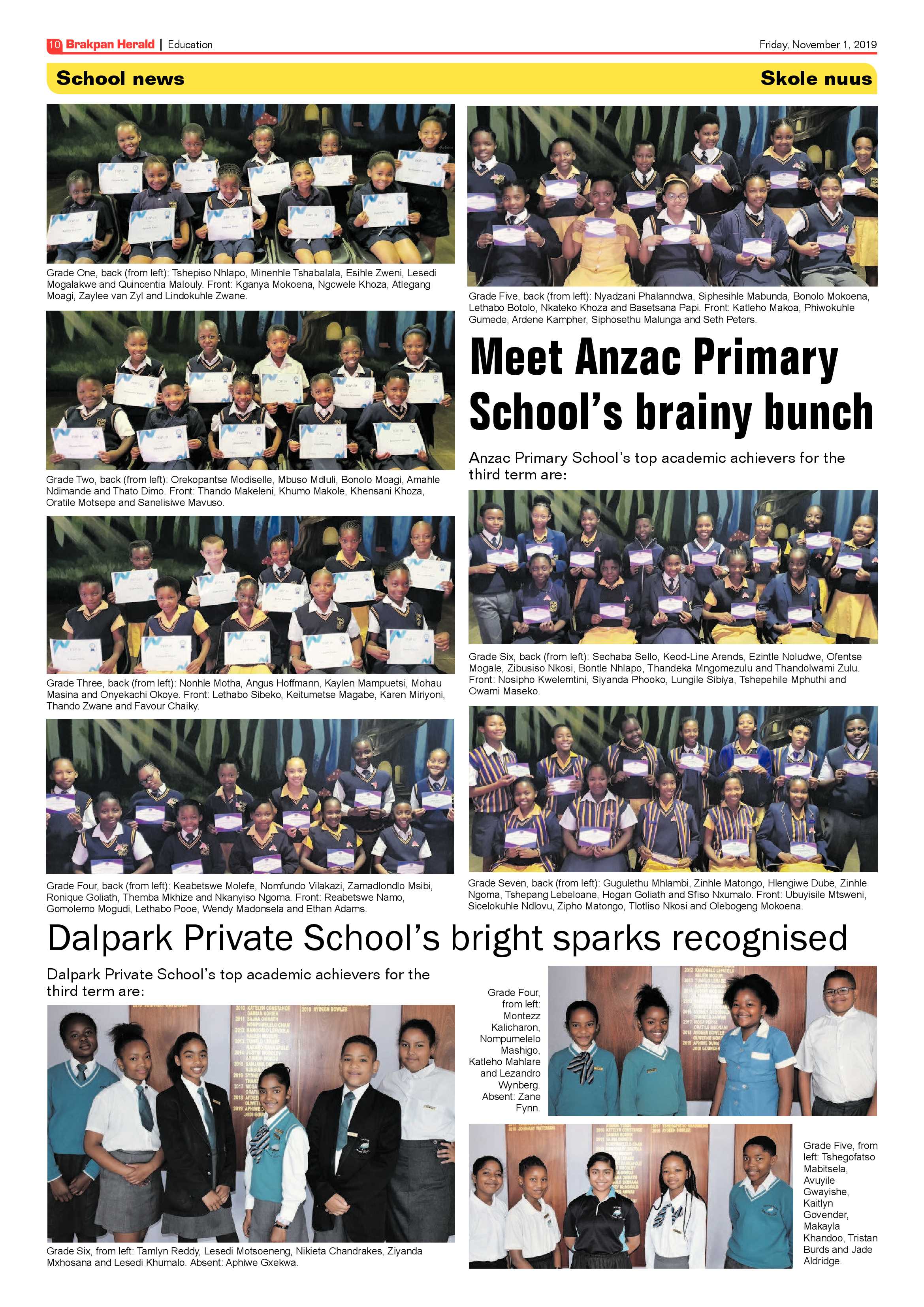 Brakpan Herald 01 November 2019 page 10