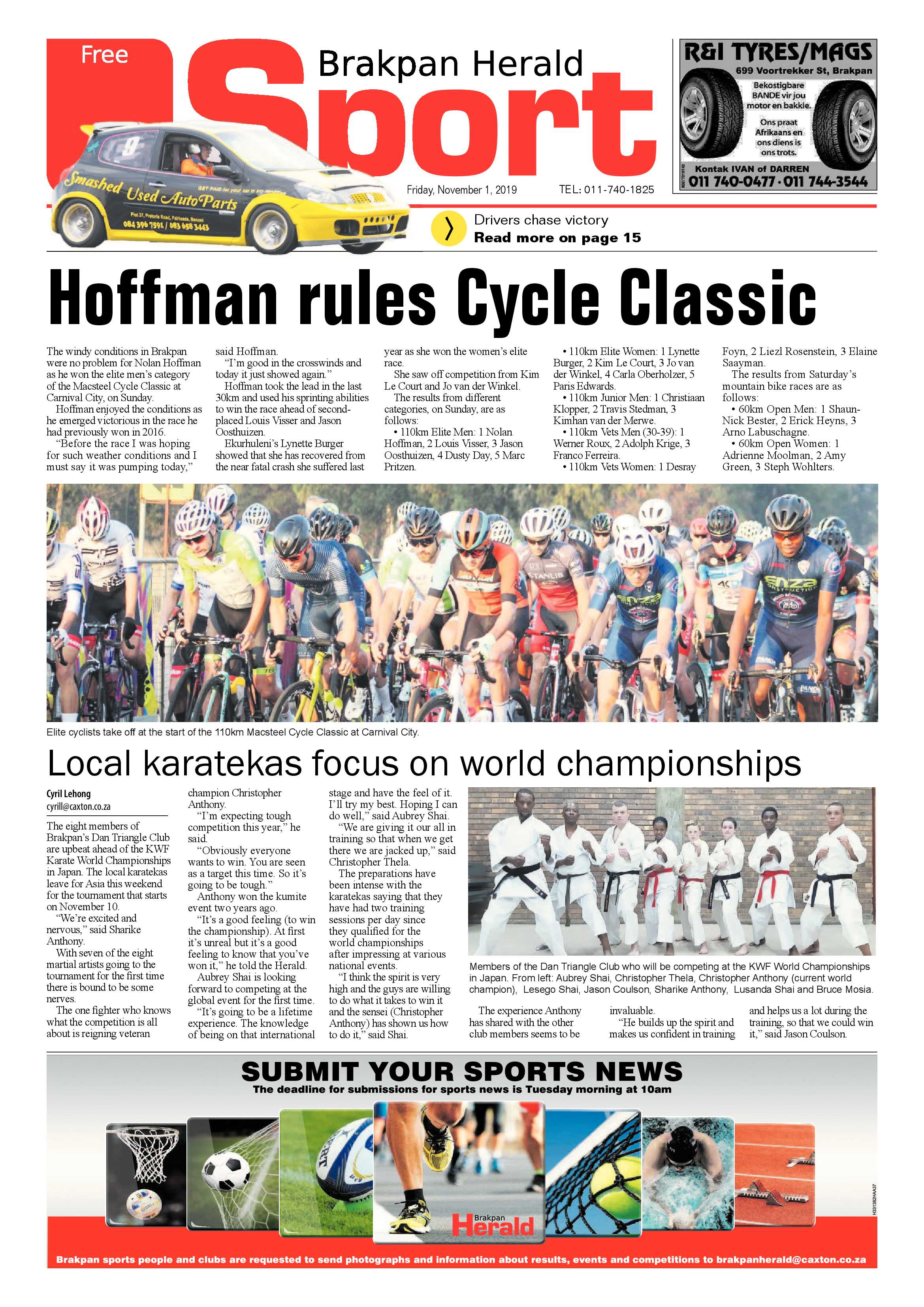 Brakpan Herald 01 November 2019 page 16