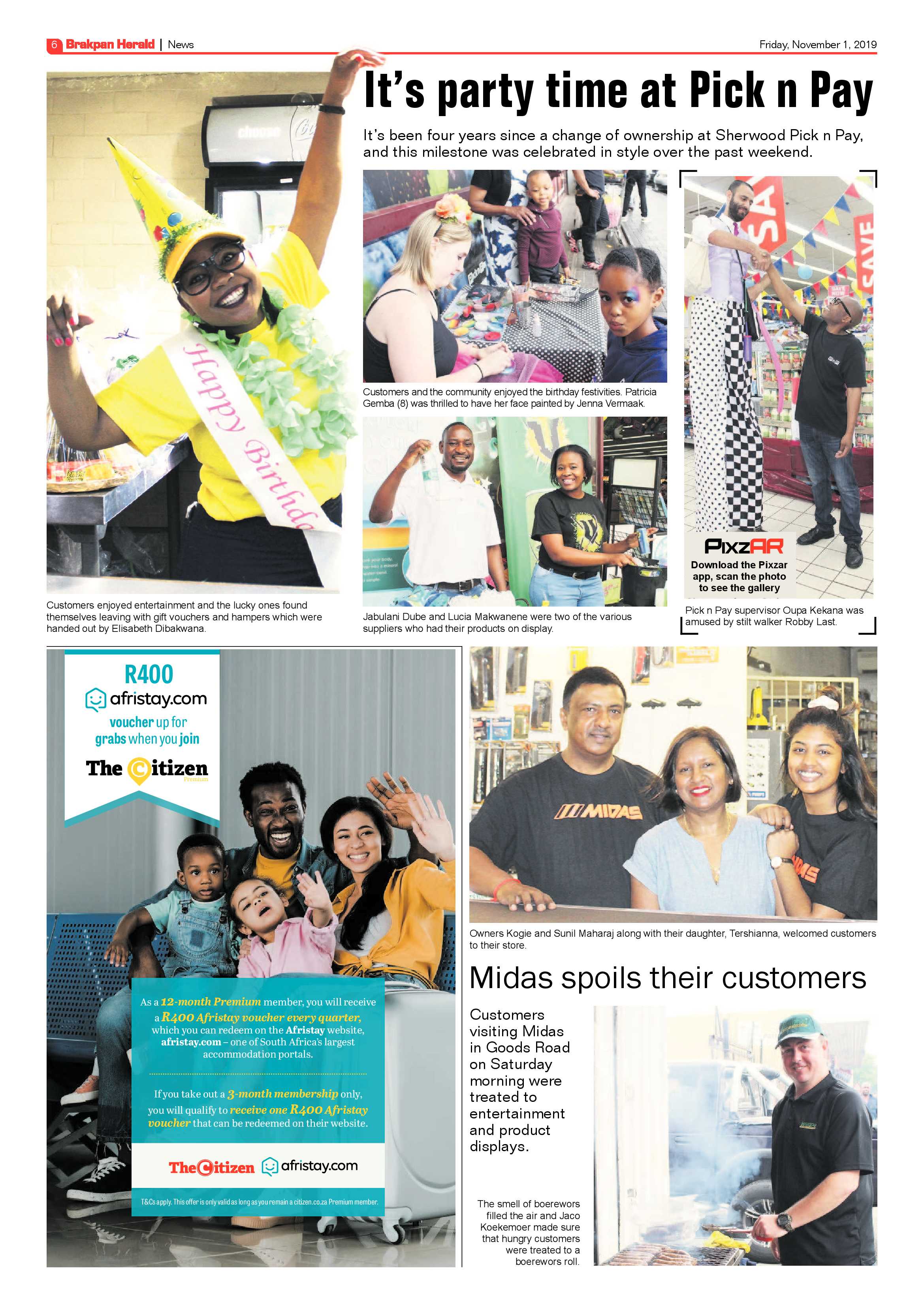 Brakpan Herald 01 November 2019 page 6