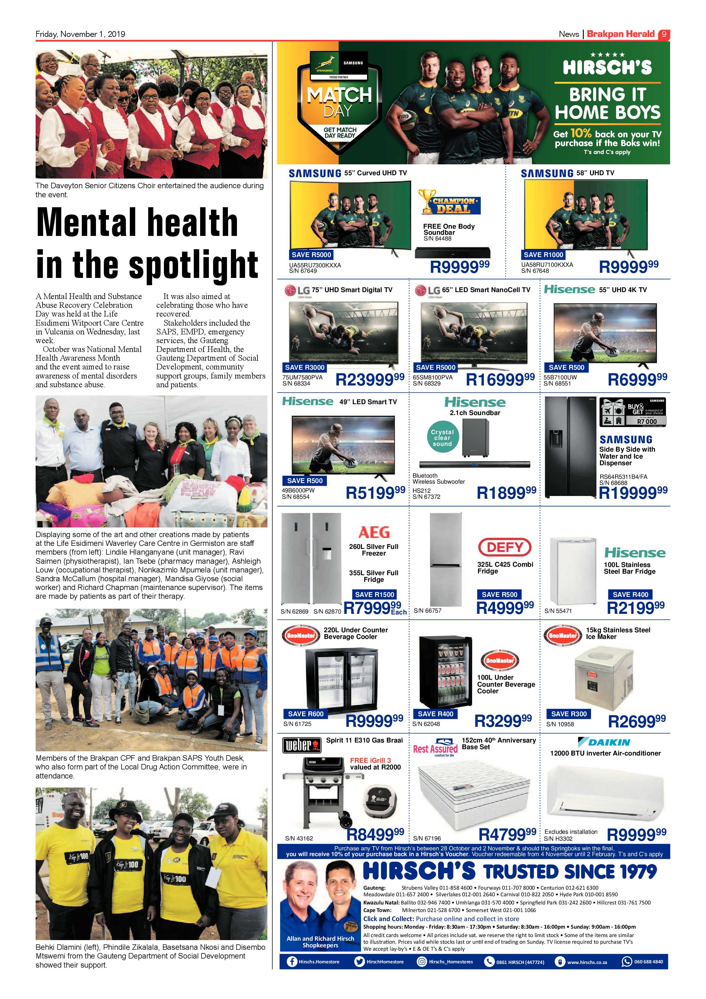 Brakpan Herald 01 November 2019 page 9