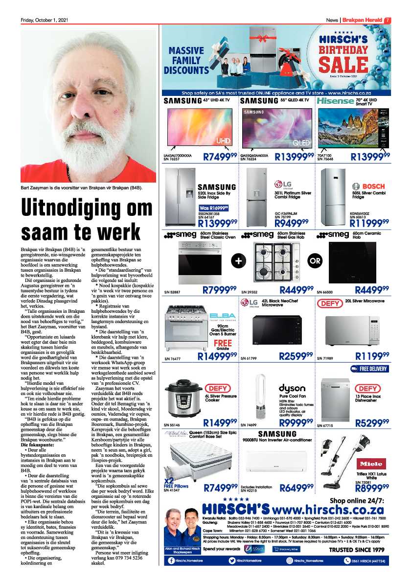 Brakpan Herald 01 October 2021 page 7