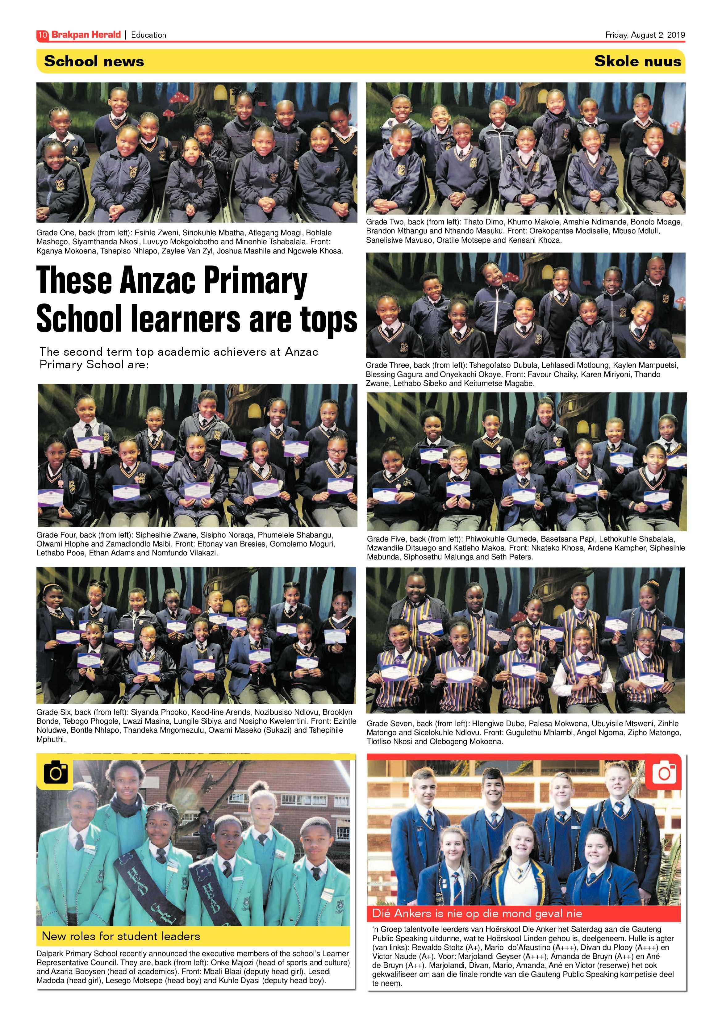 Brakpan Herald 02 August 2019 page 10