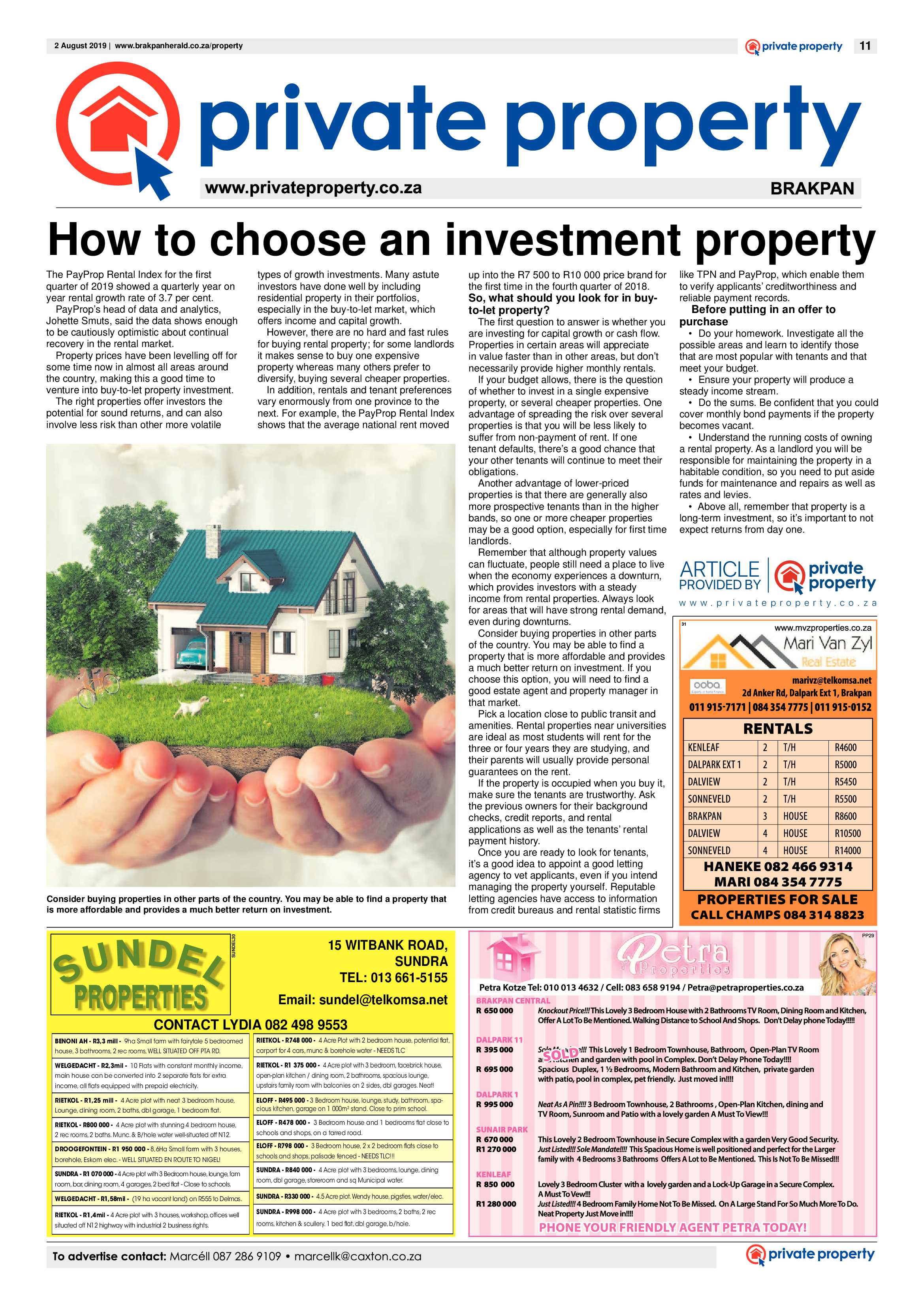 Brakpan Herald 02 August 2019 page 11