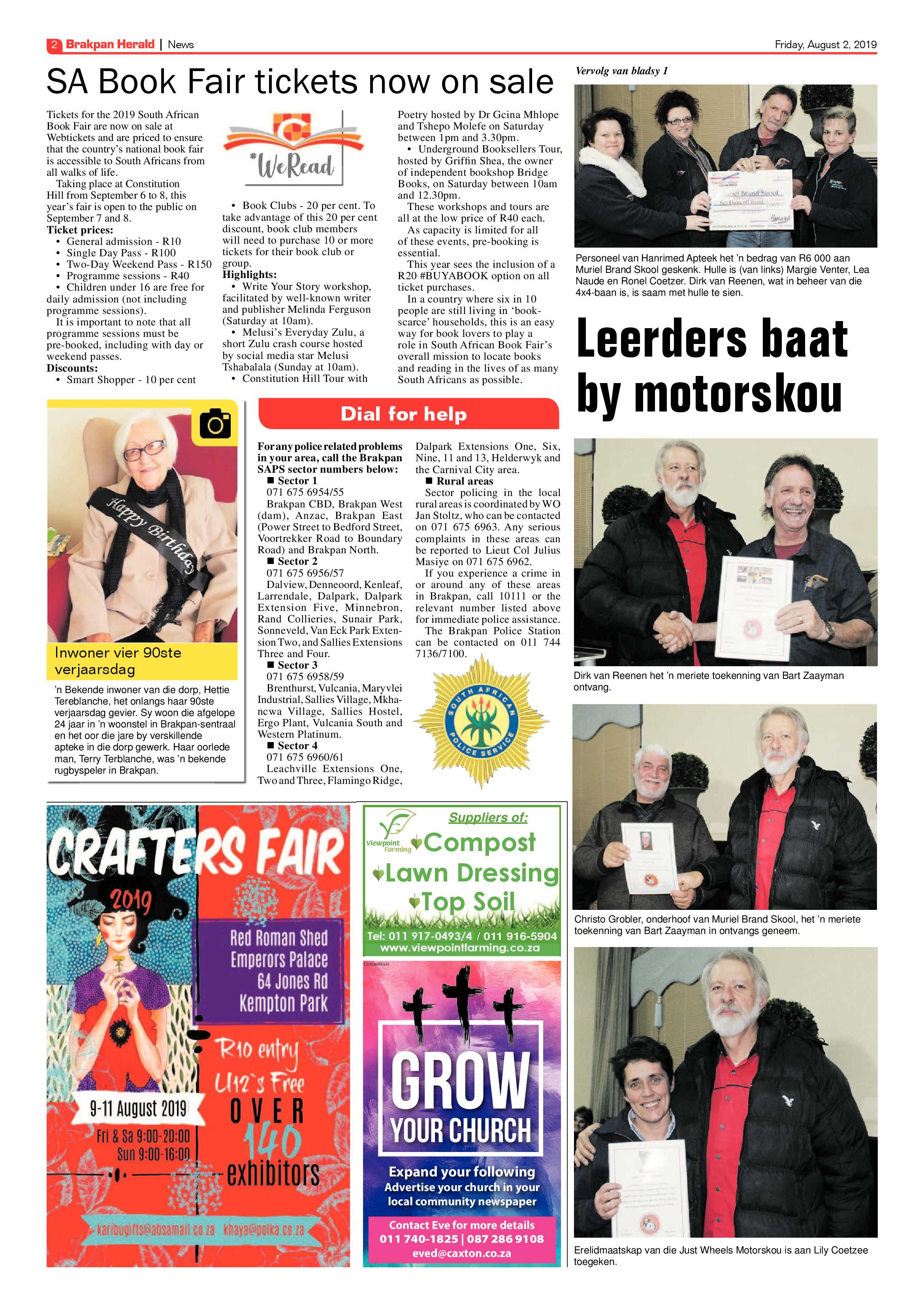 Brakpan Herald 02 August 2019 page 2