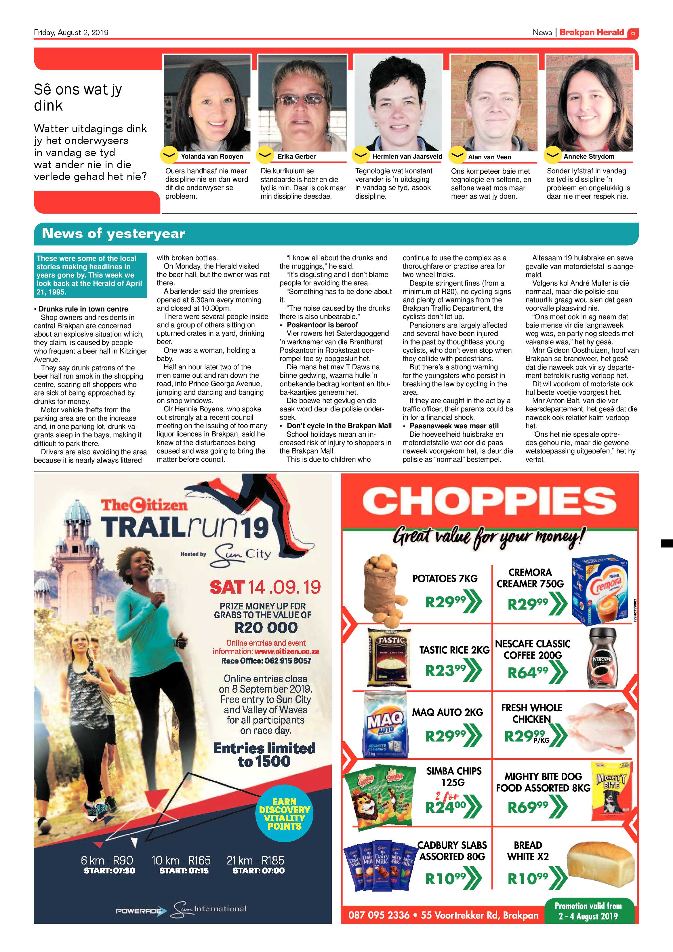 Brakpan Herald 02 August 2019 page 5