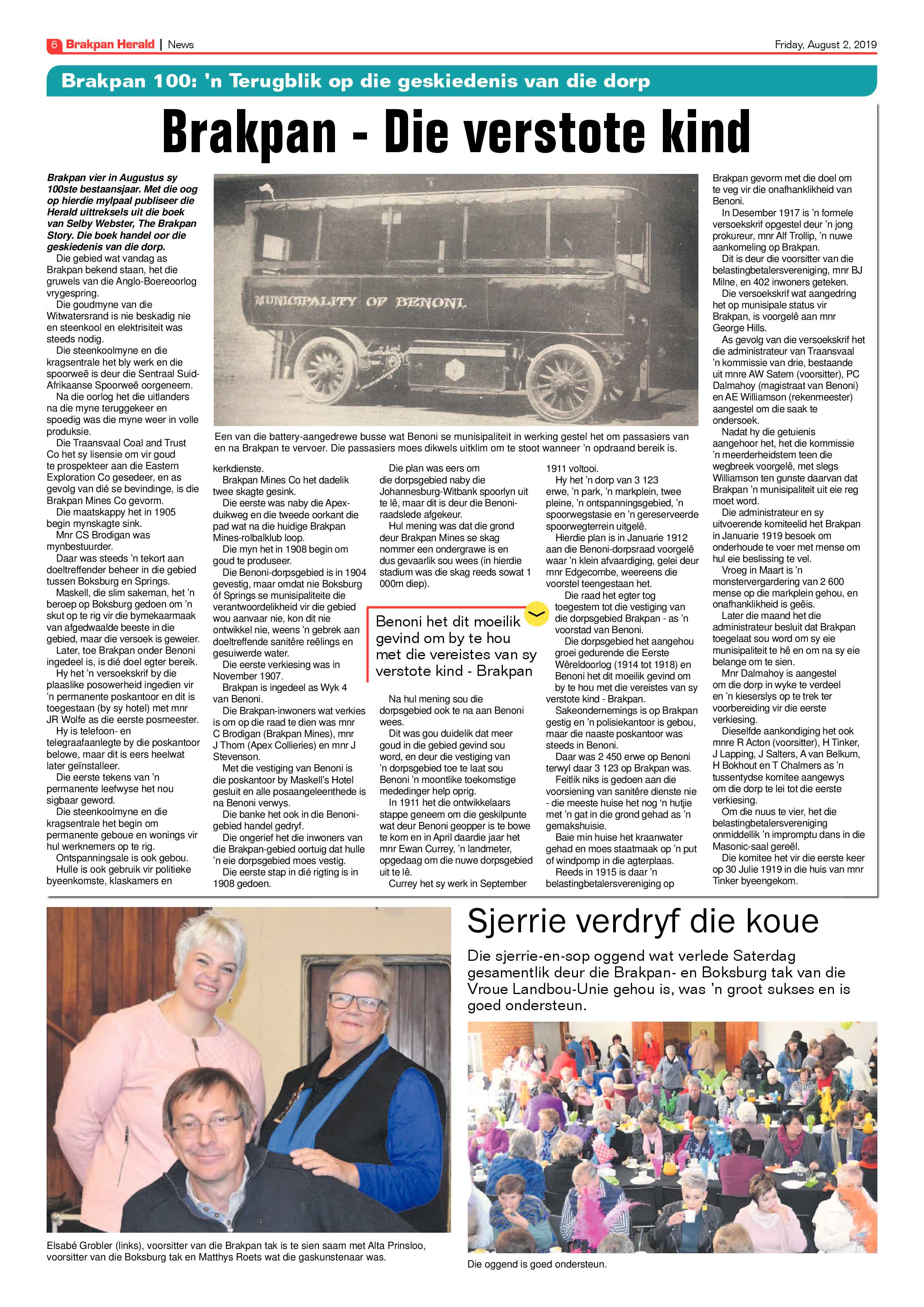 Brakpan Herald 02 August 2019 page 6