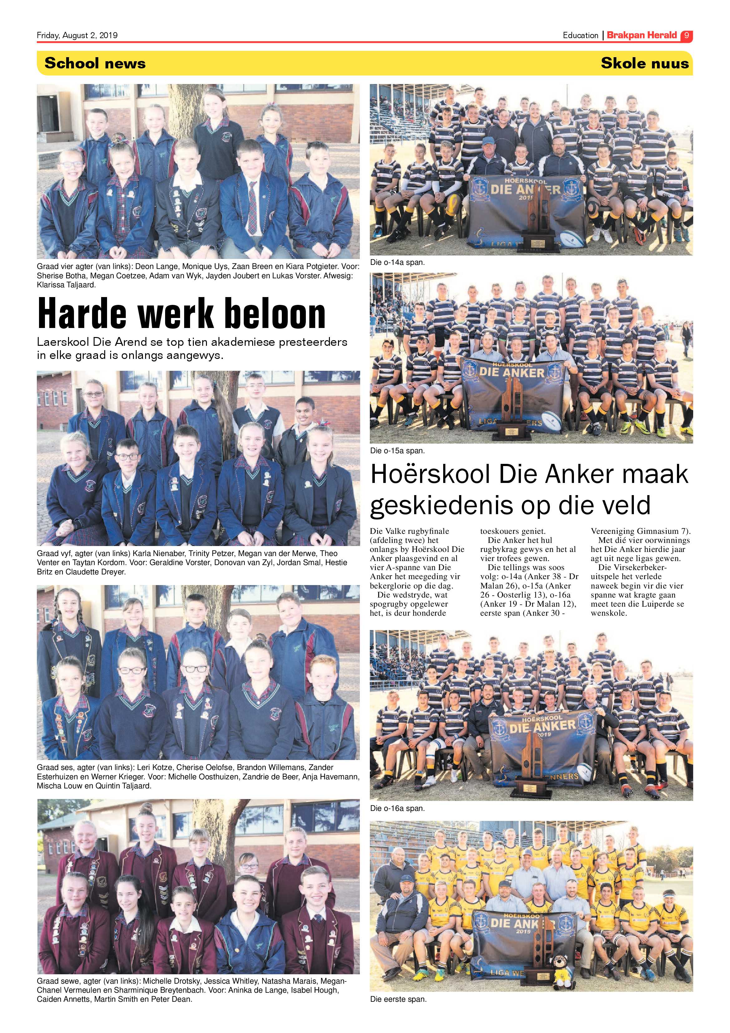 Brakpan Herald 02 August 2019 page 9