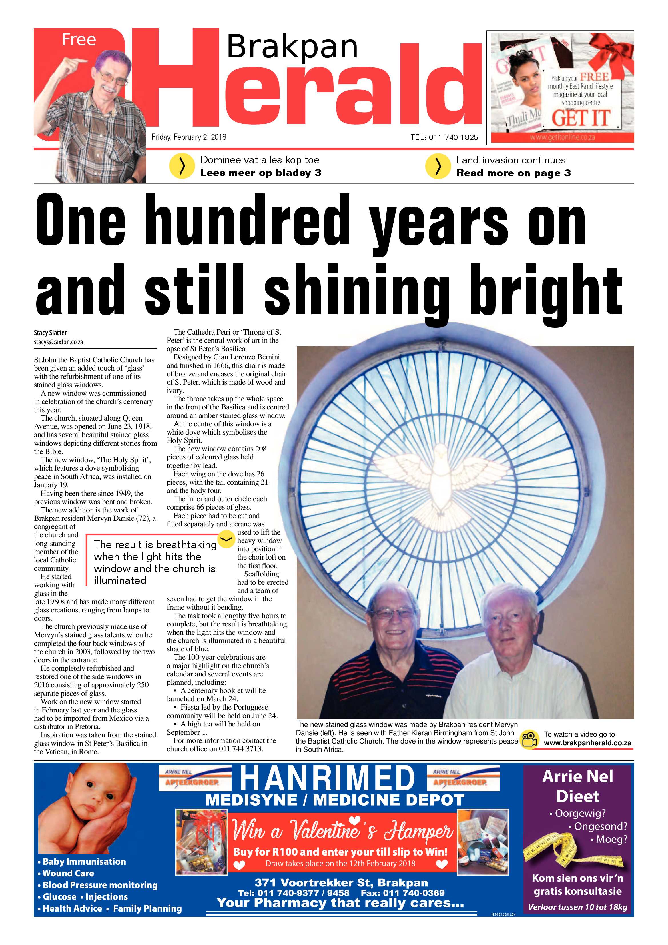 Brakpan Herald 02 February 2018 page 1