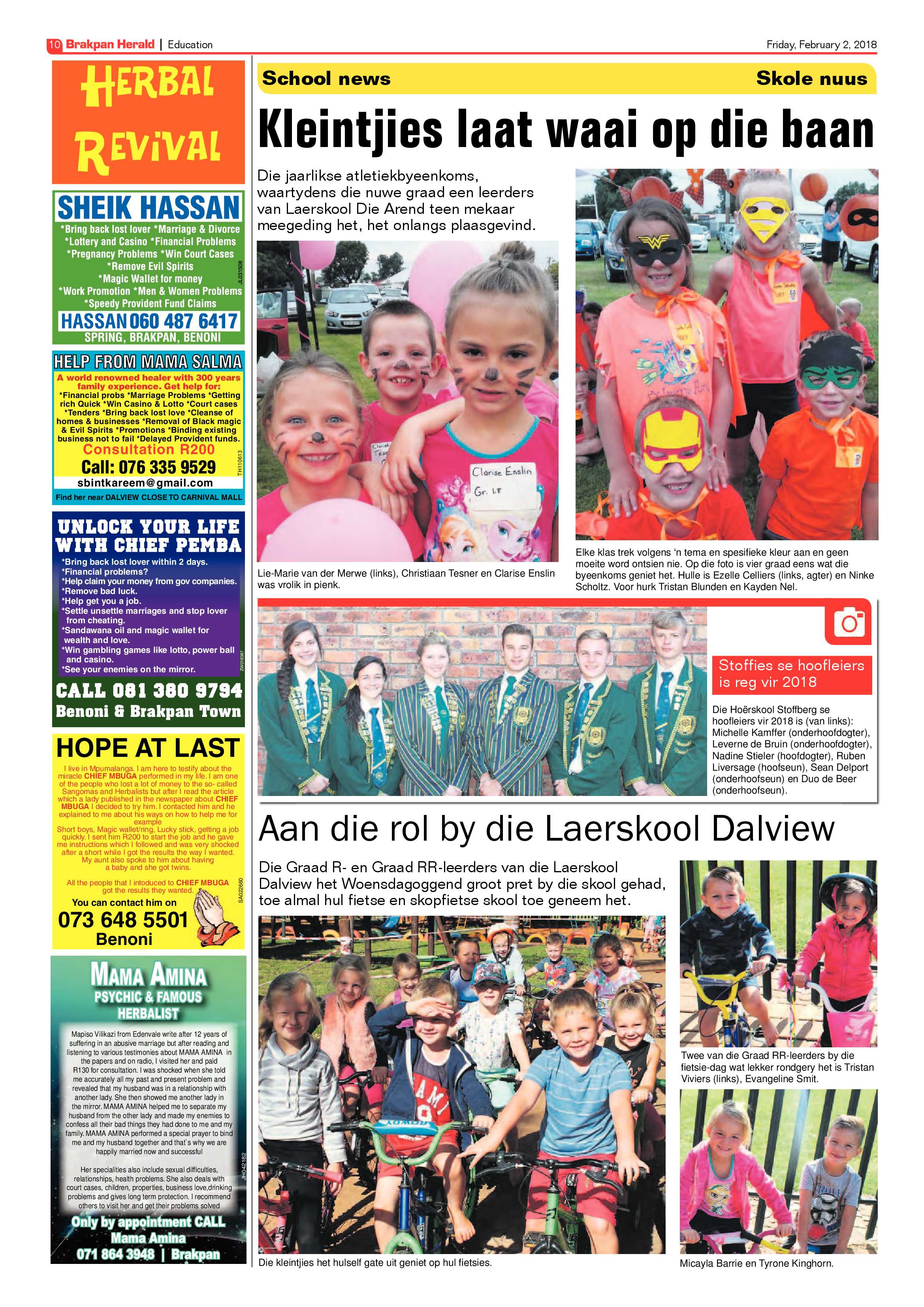 Brakpan Herald 02 February 2018 page 10