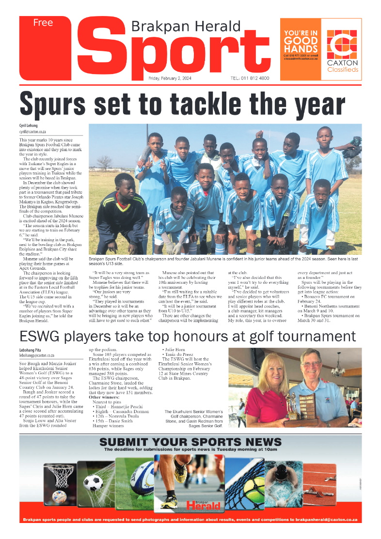 Brakpan Herald 02 February 2024 page 12