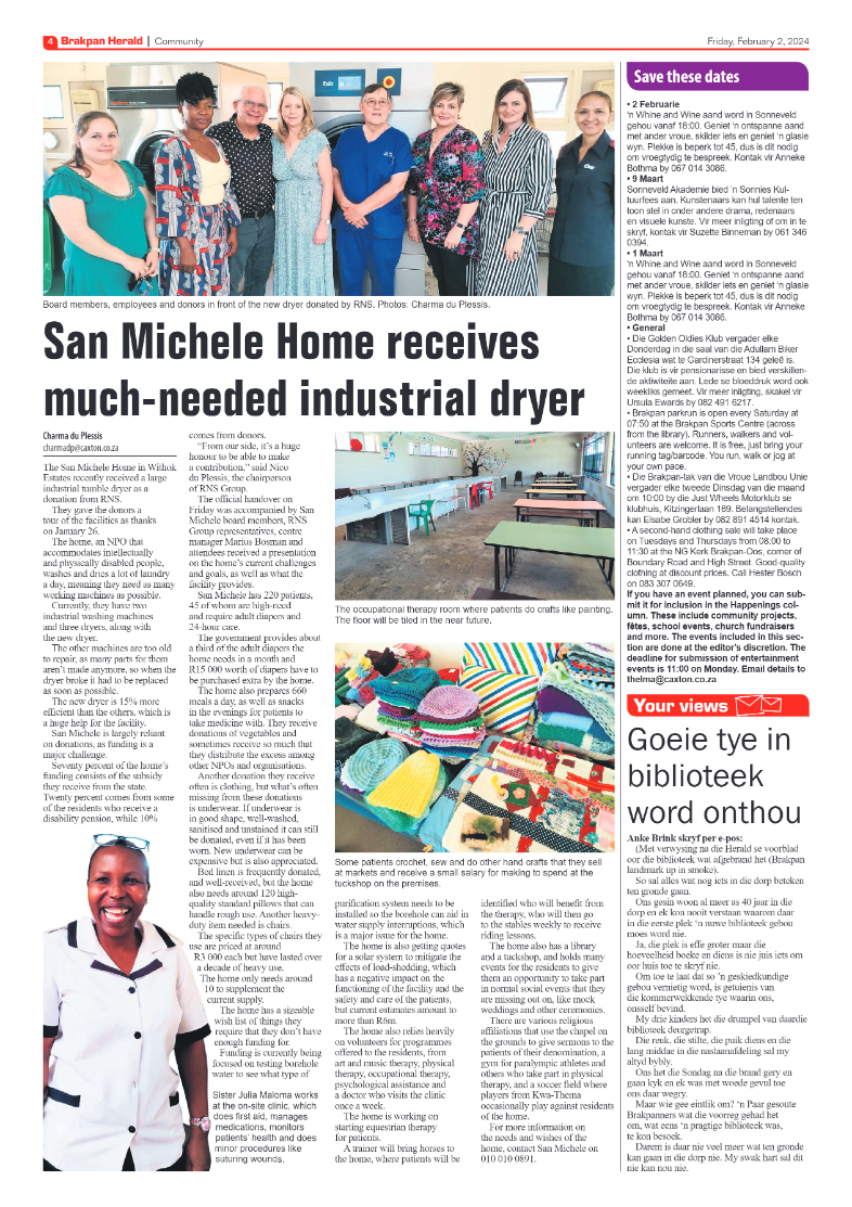 Brakpan Herald 02 February 2024 page 4