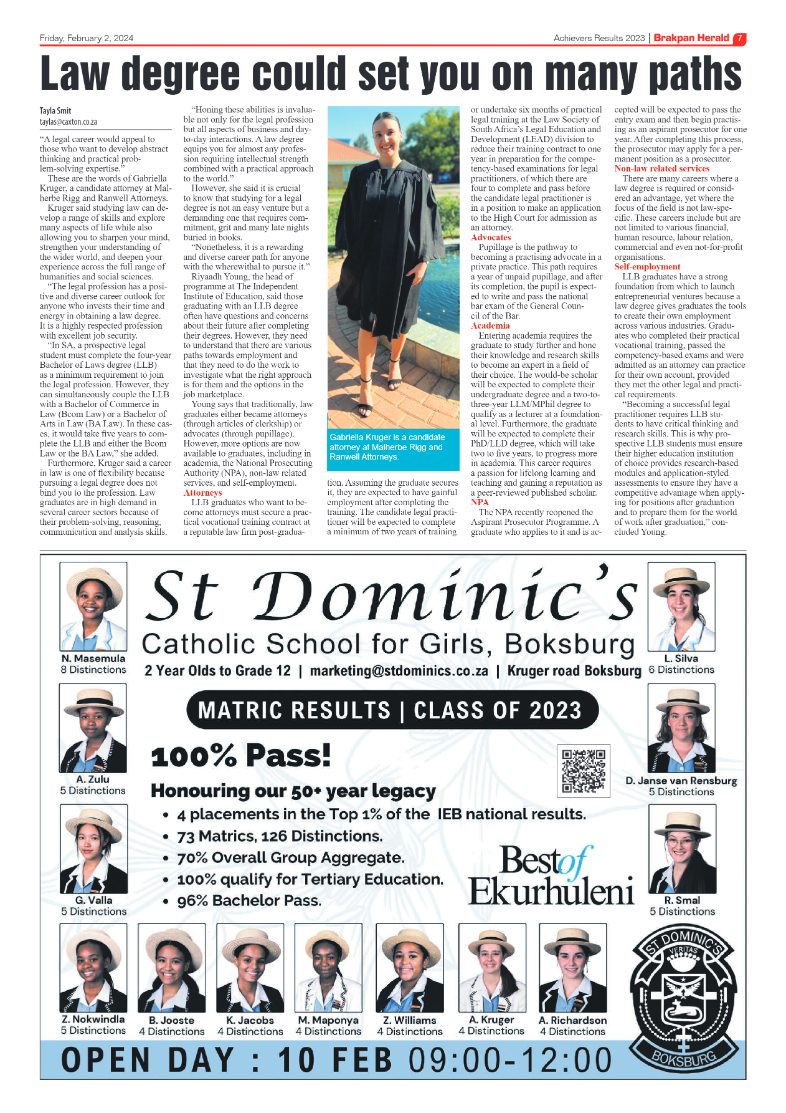 Brakpan Herald 02 February 2024 page 7