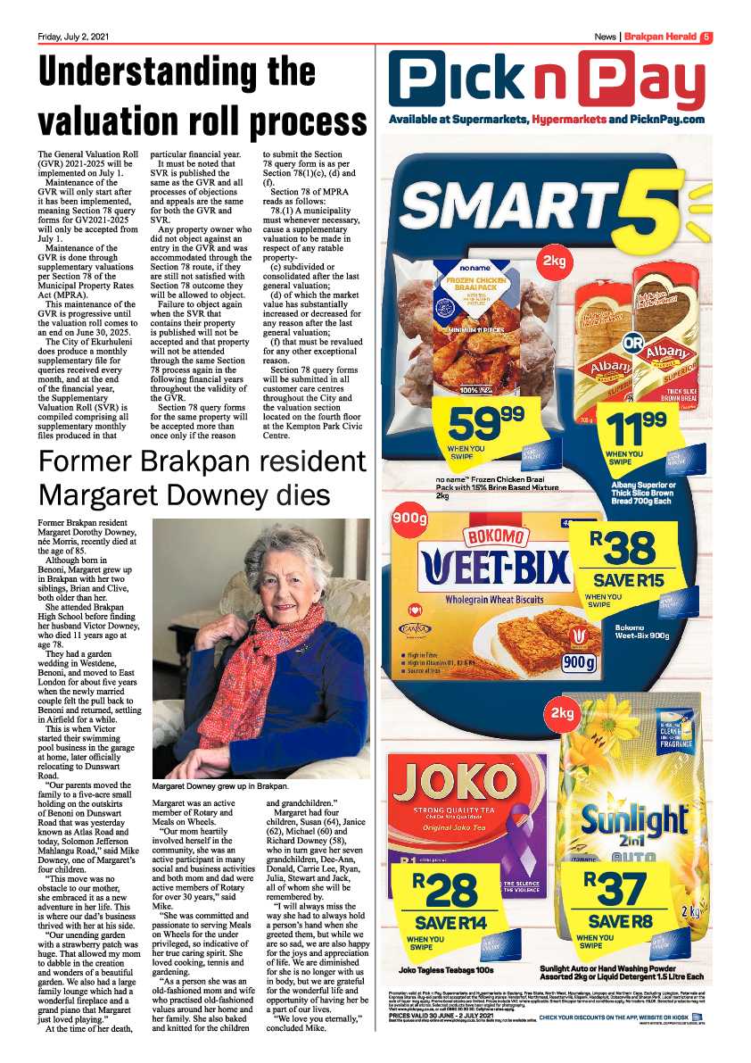Brakpan Herald 02 July 2021 page 5