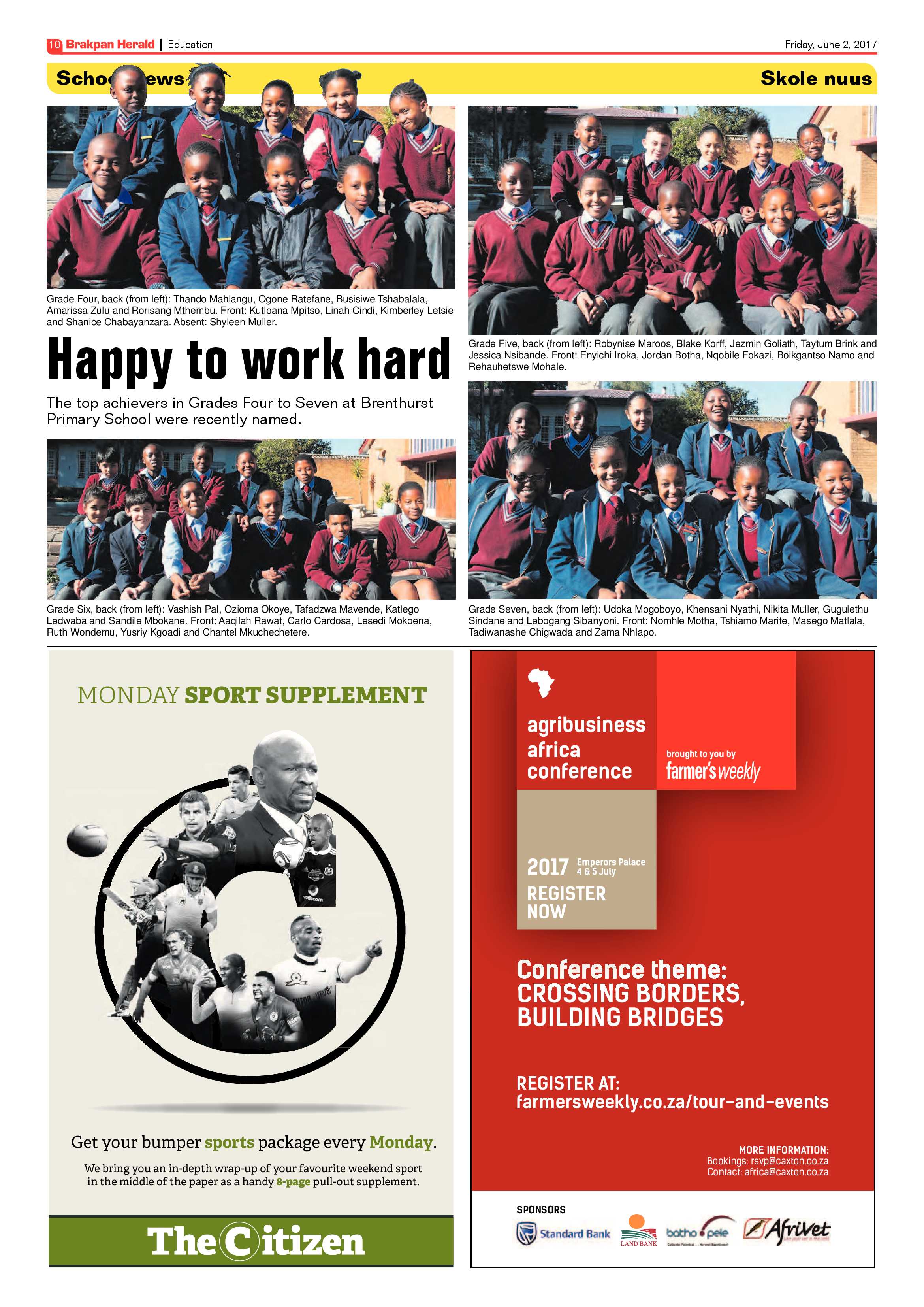 Brakpan Herald 02 June 2017 page 10