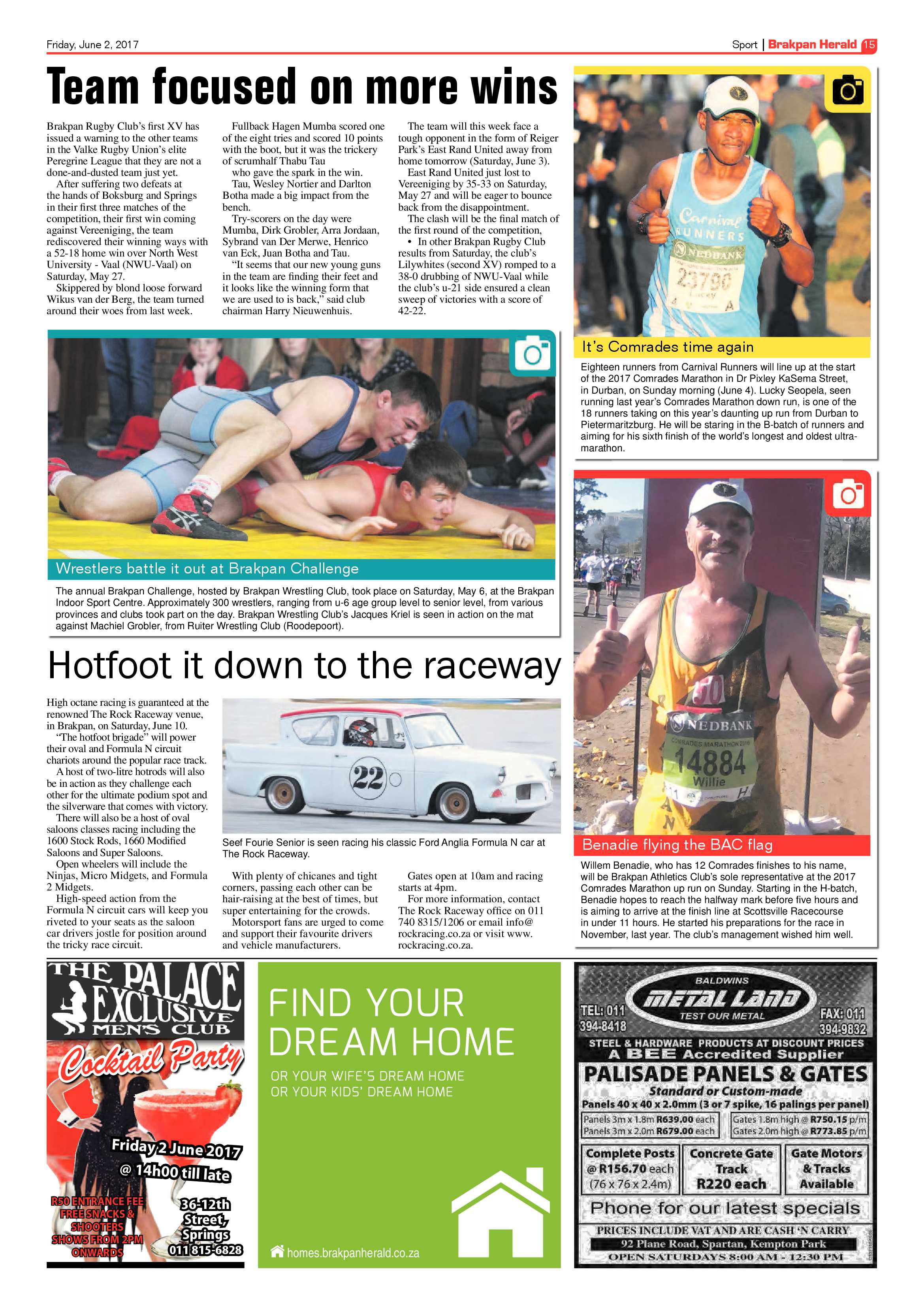 Brakpan Herald 02 June 2017 page 15
