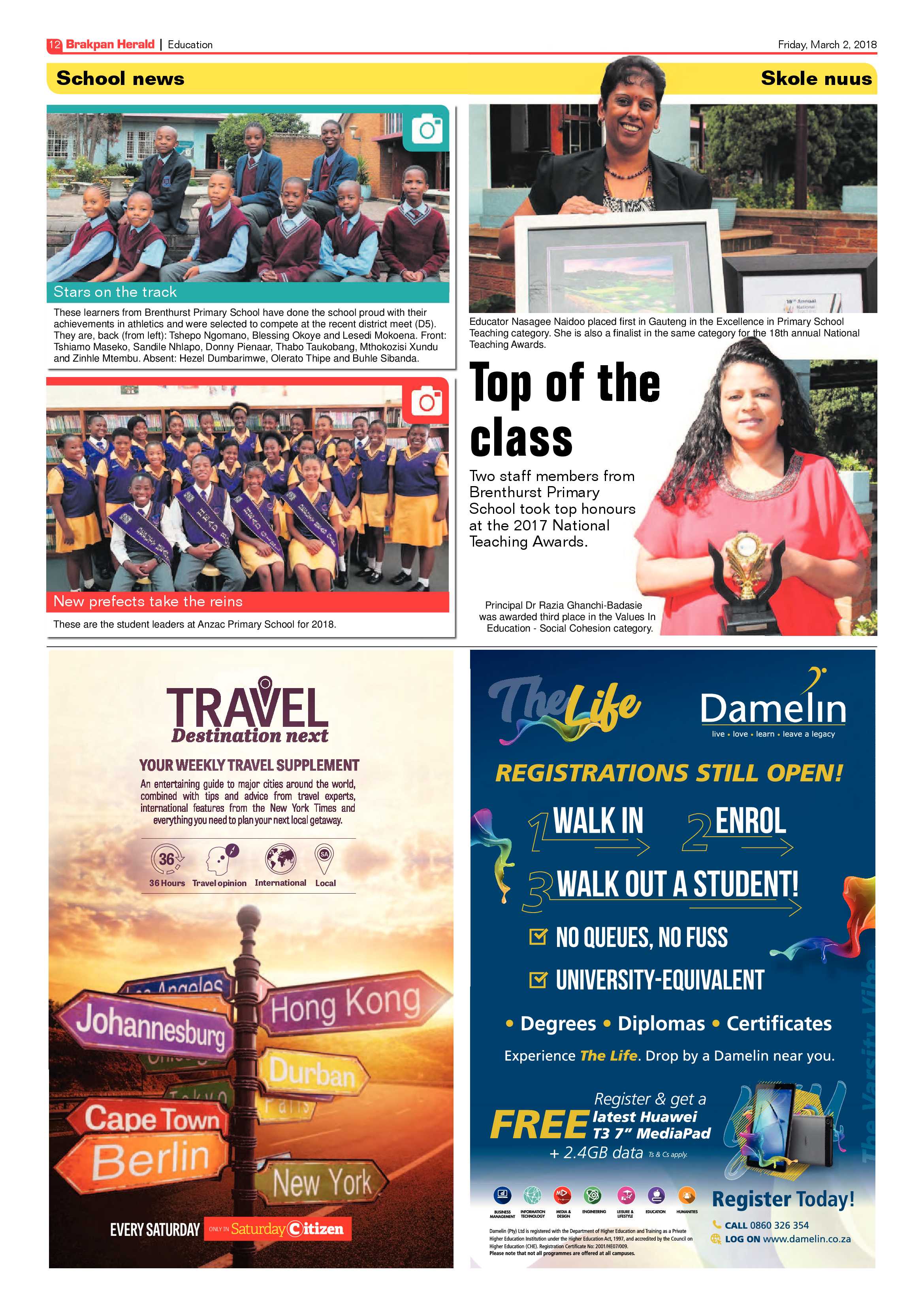 Brakpan Herald 02 March 2018 page 12