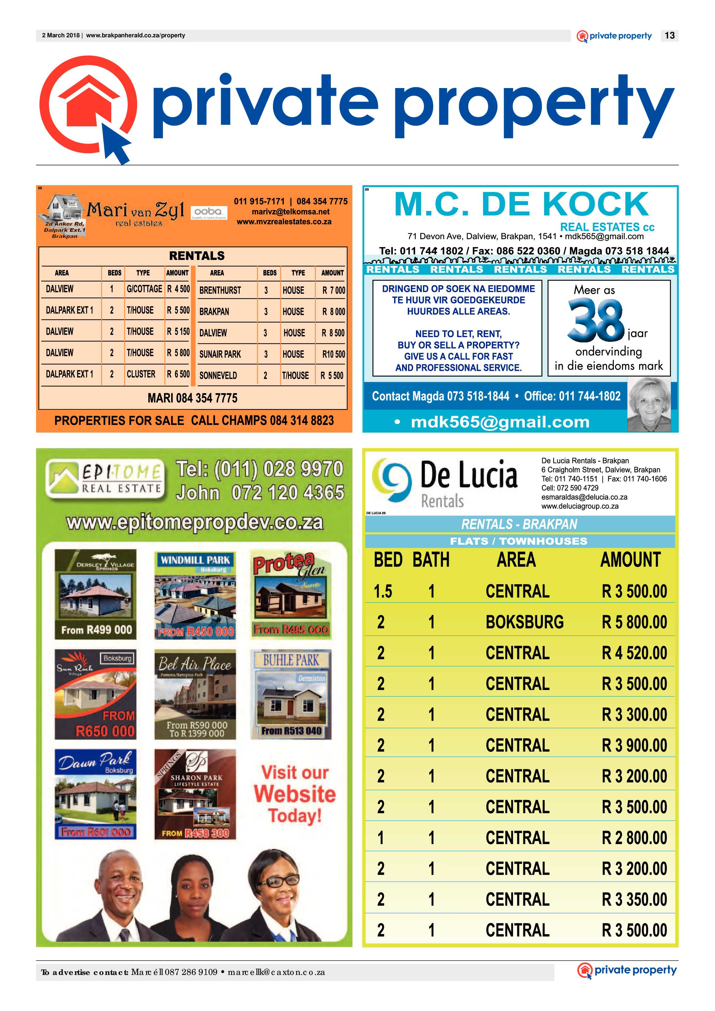Brakpan Herald 02 March 2018 page 13