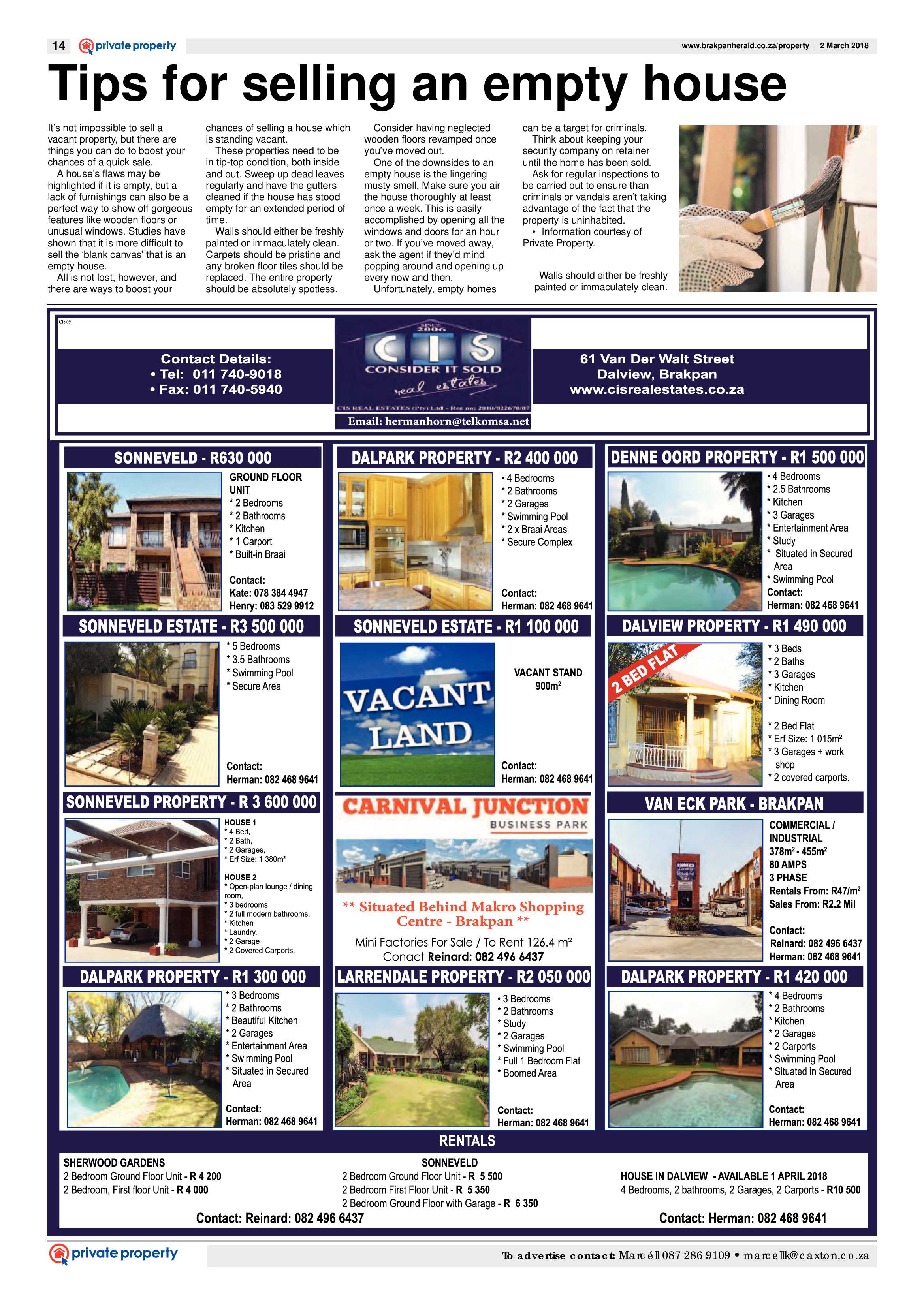 Brakpan Herald 02 March 2018 page 14
