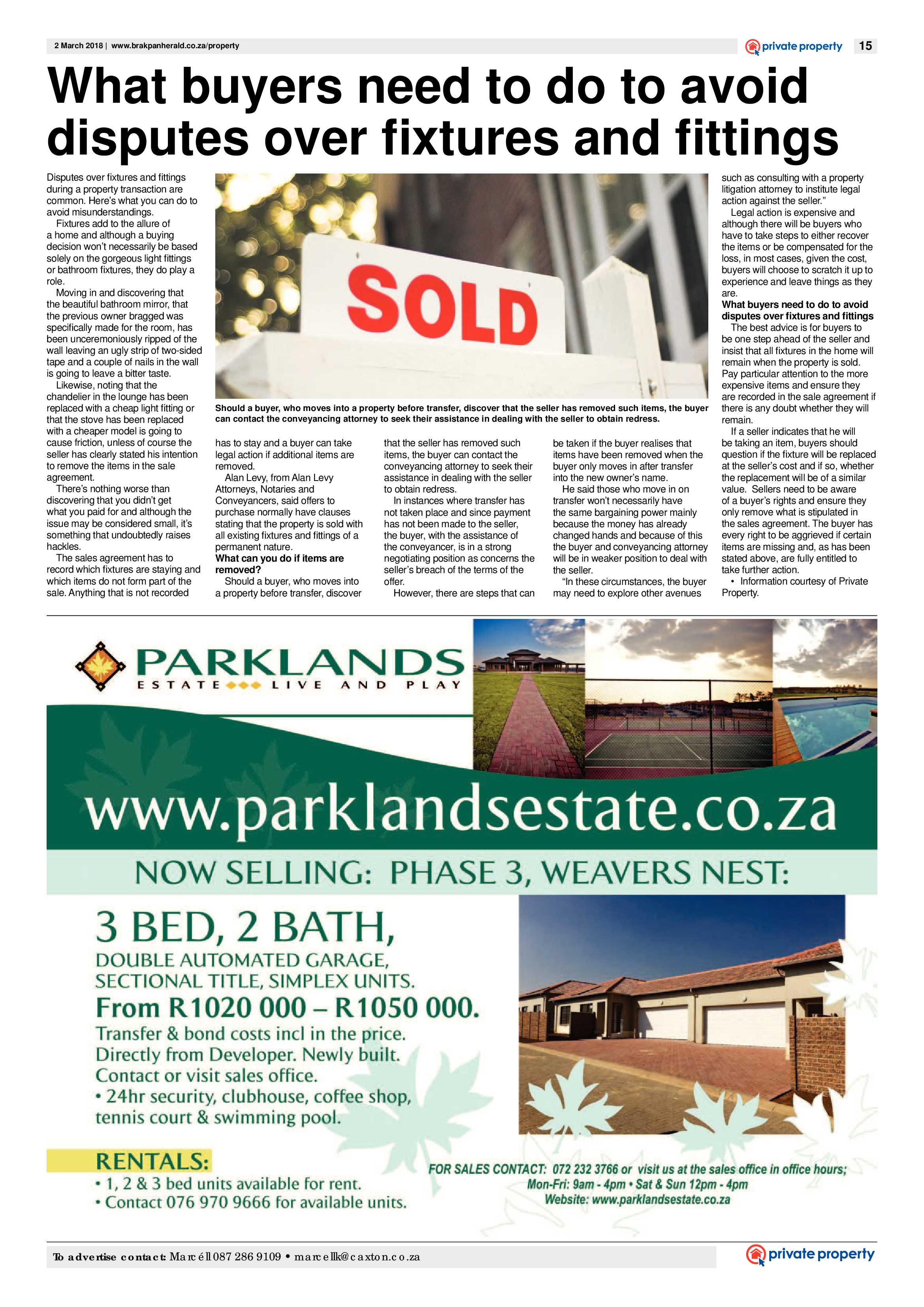Brakpan Herald 02 March 2018 page 15