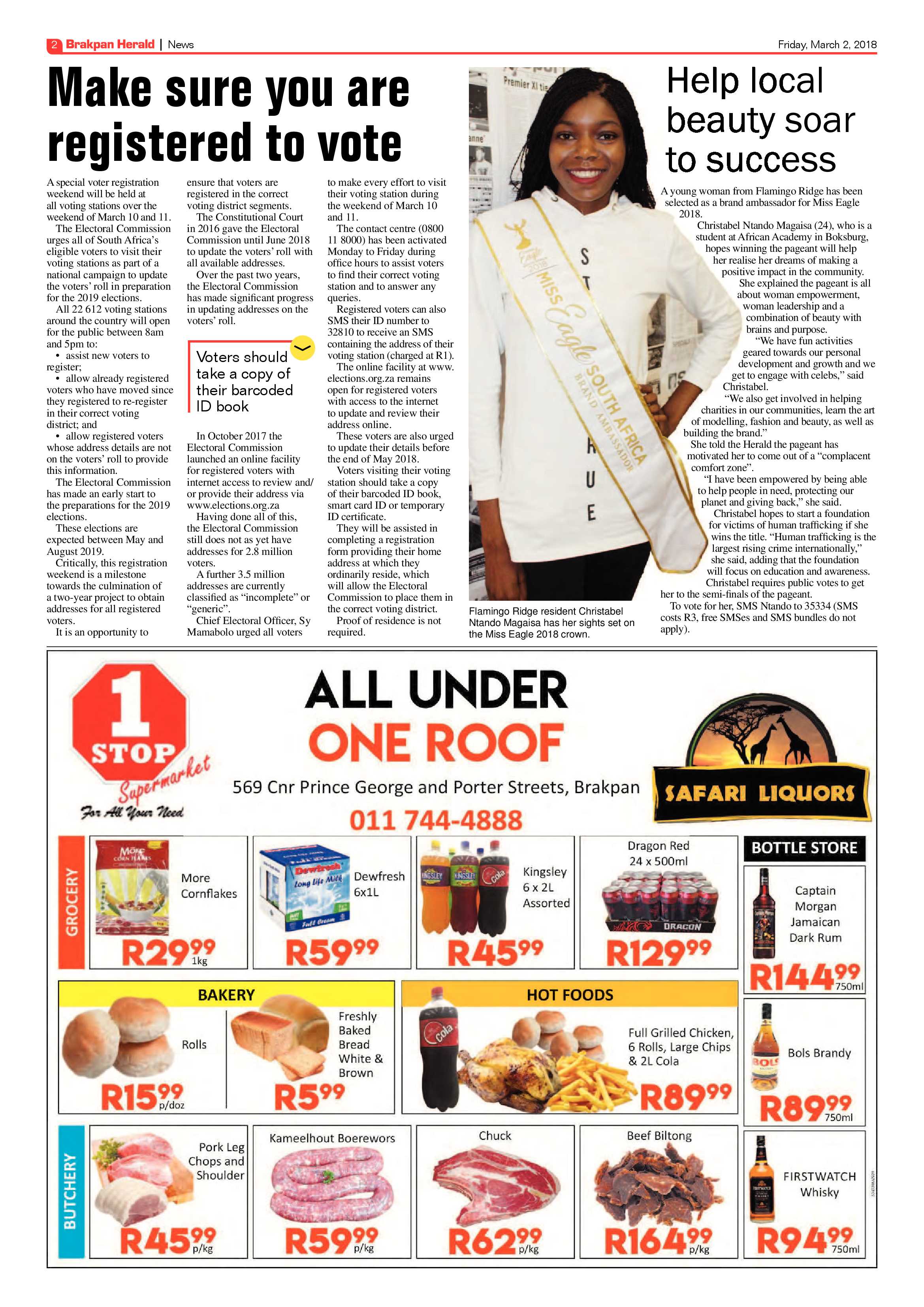 Brakpan Herald 02 March 2018 page 2