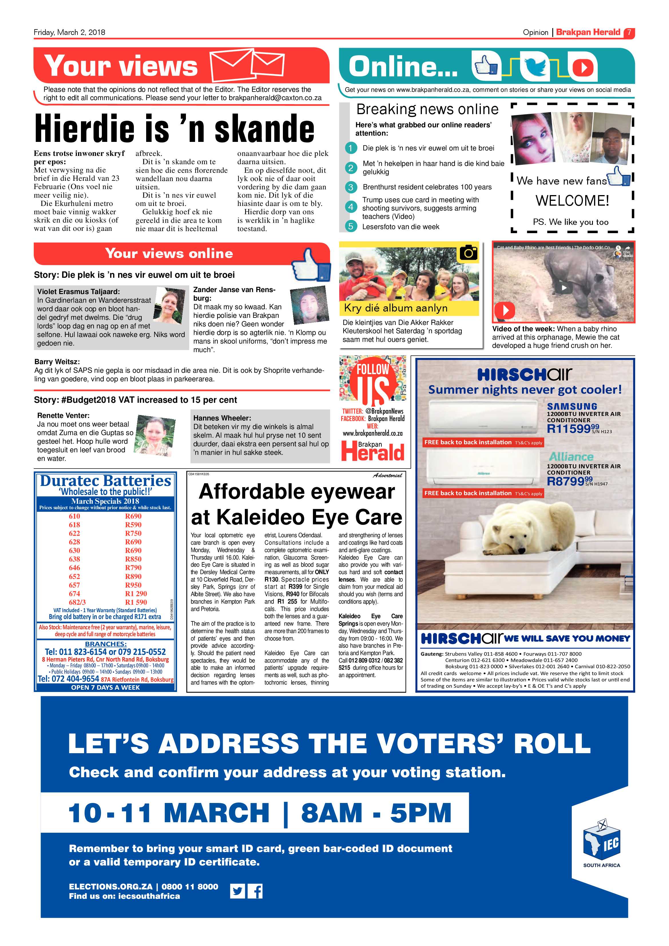 Brakpan Herald 02 March 2018 page 7