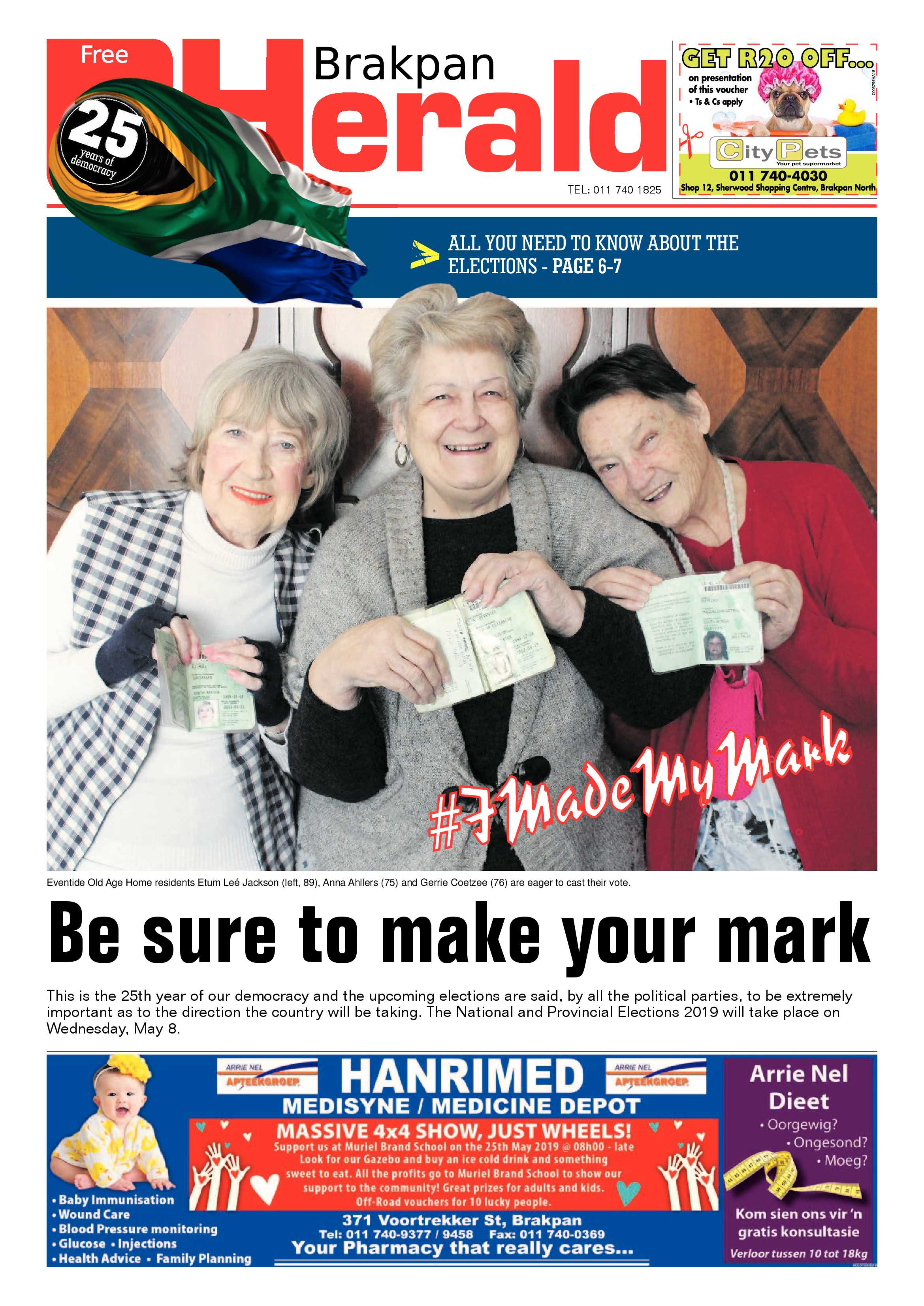 Brakpan Herald 03 May 2019 page 1