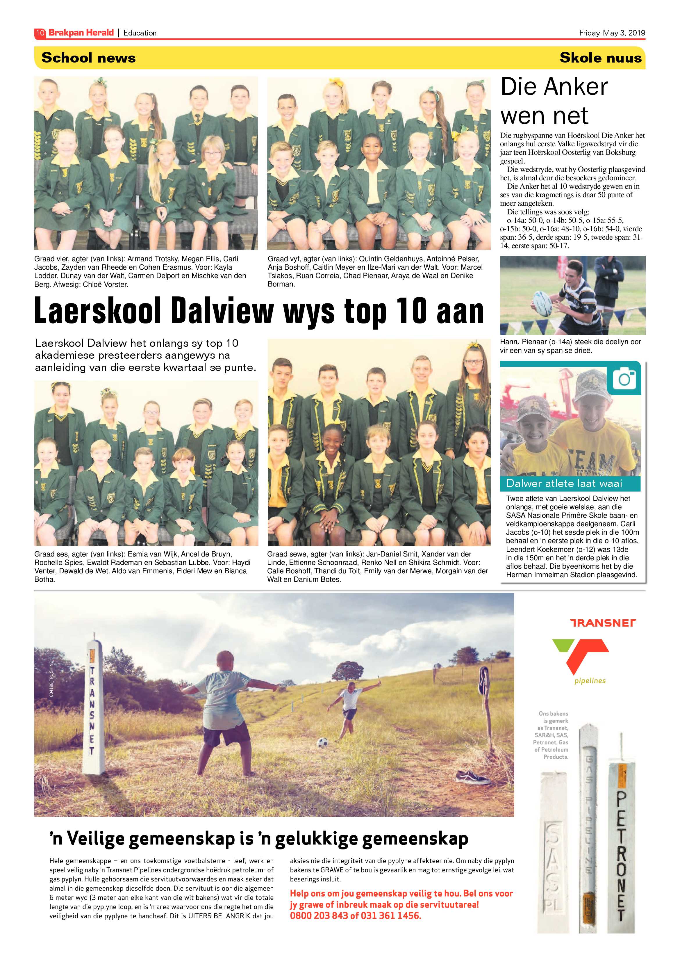 Brakpan Herald 03 May 2019 page 10
