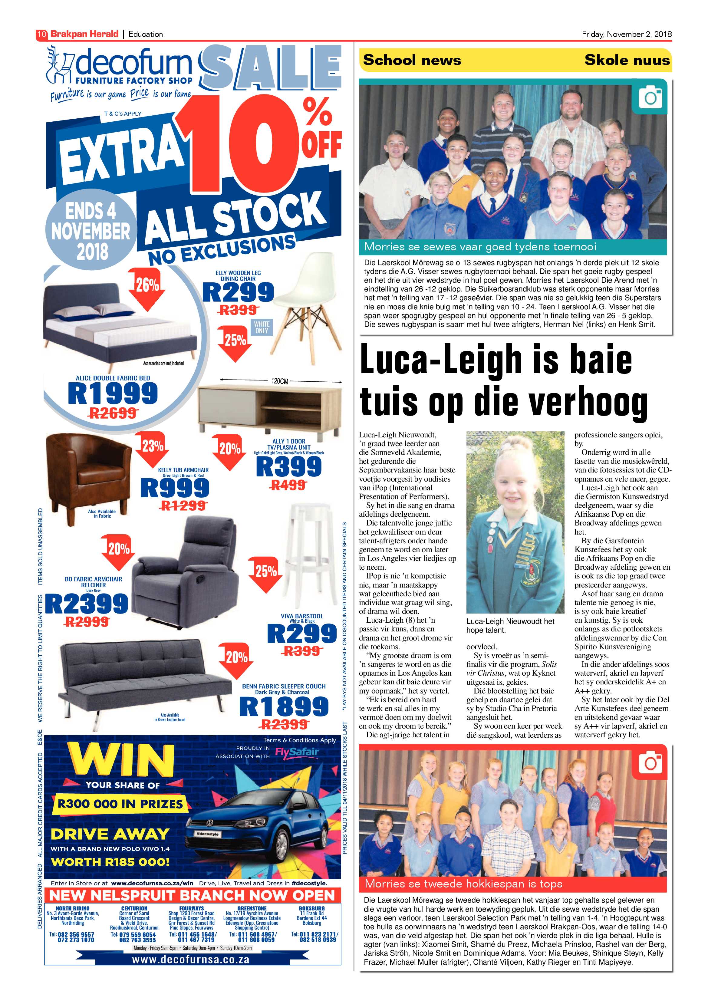 Brakpan Herald 02 November 2018 page 10