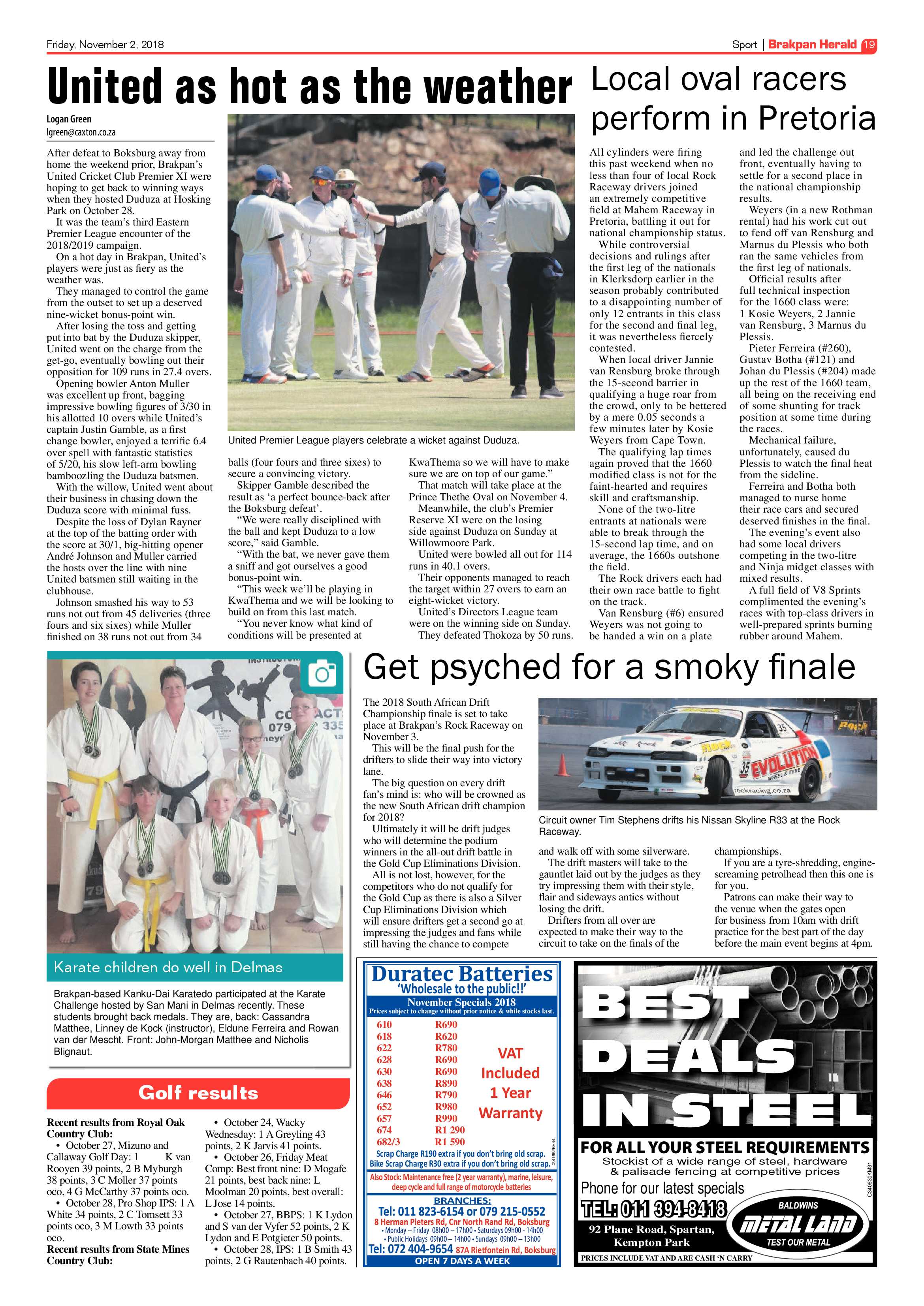 Brakpan Herald 02 November 2018 page 19