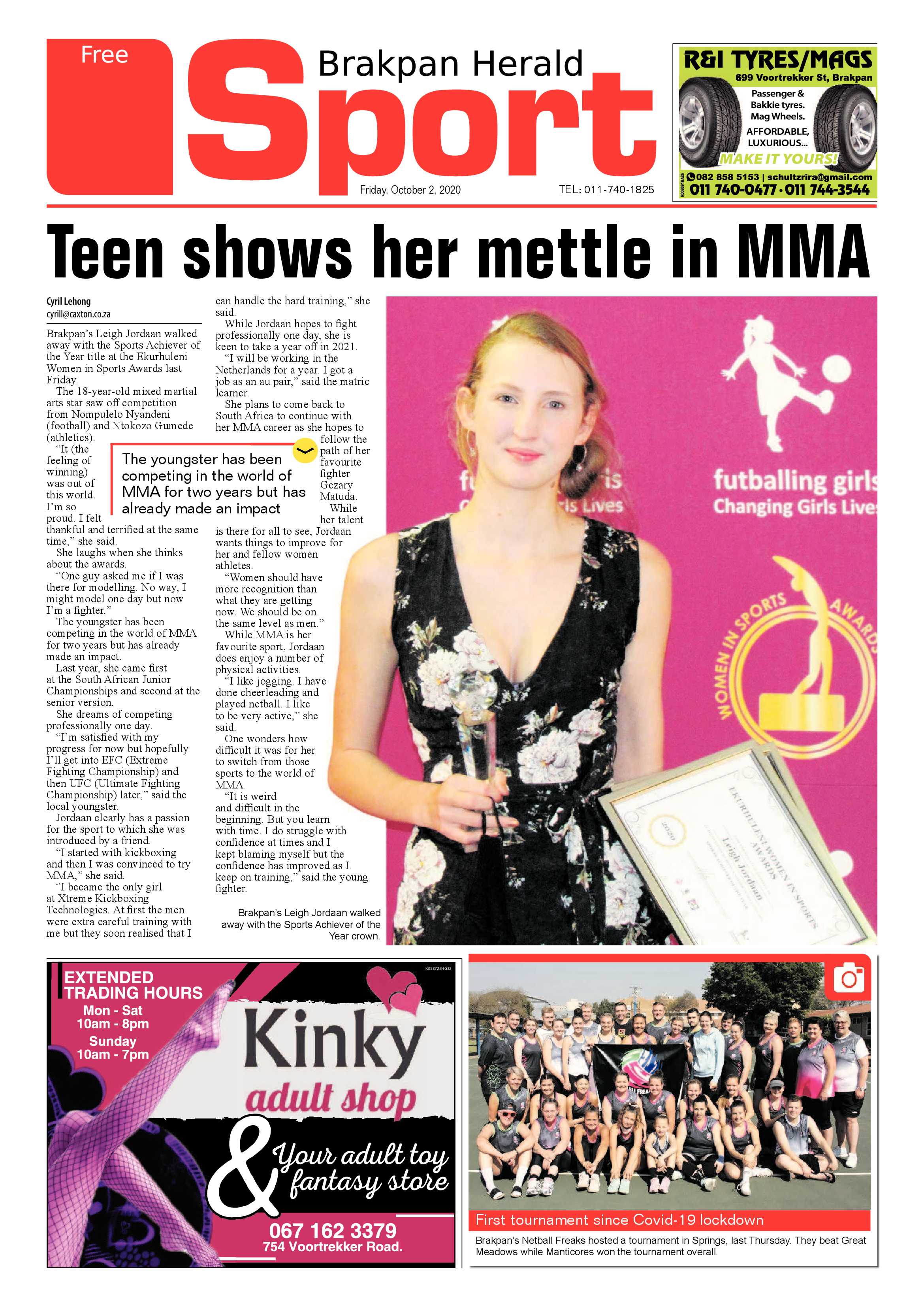 Brakpan Herald 02 October 2020 page 12