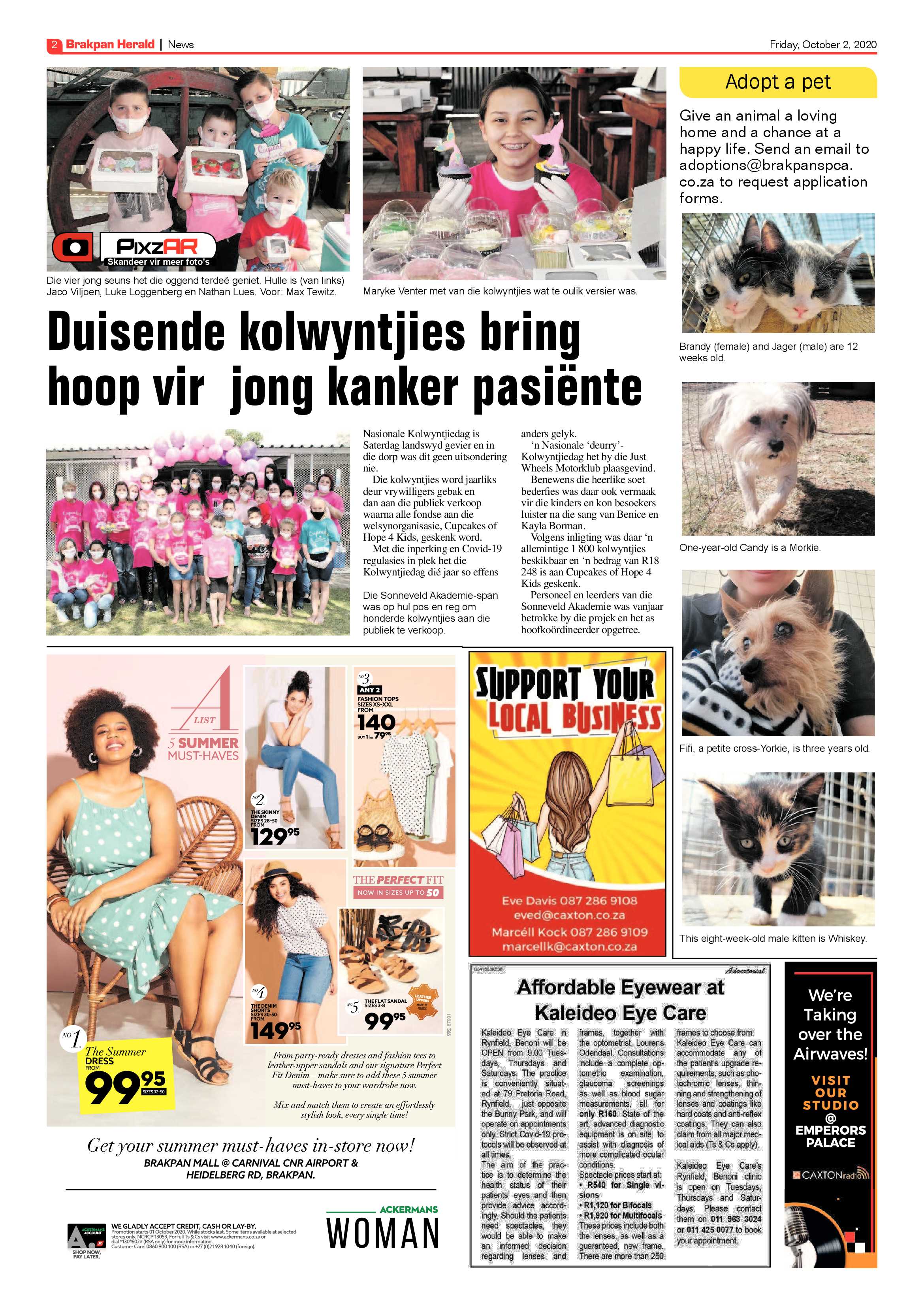 Brakpan Herald 02 October 2020 page 2