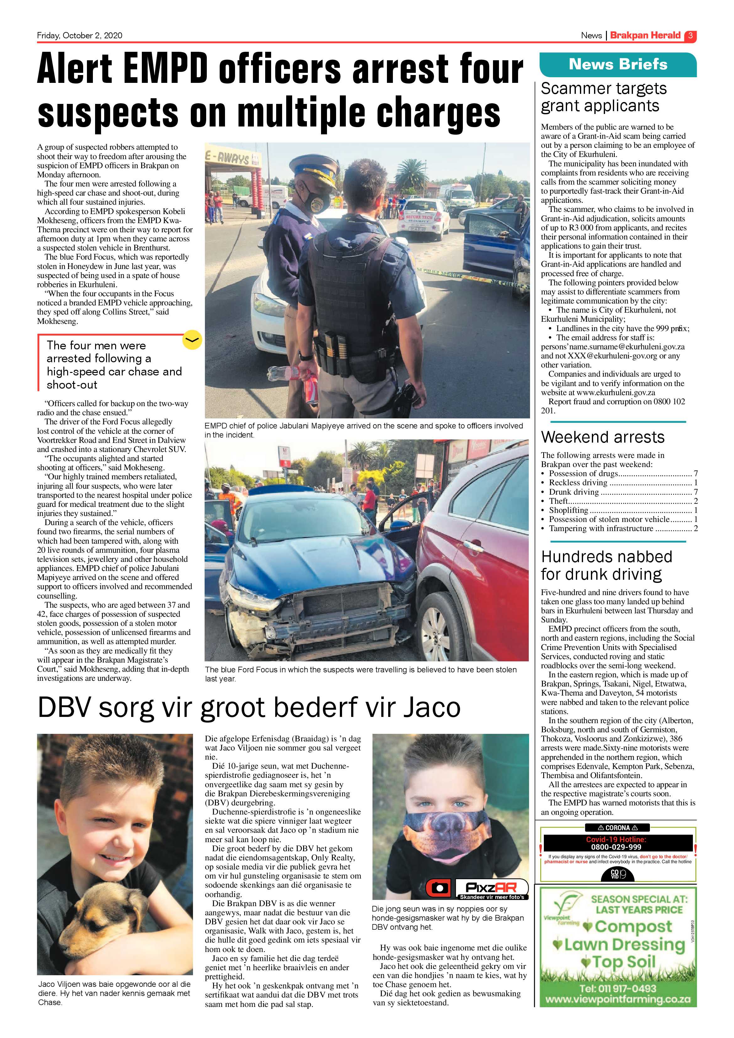Brakpan Herald 02 October 2020 page 3