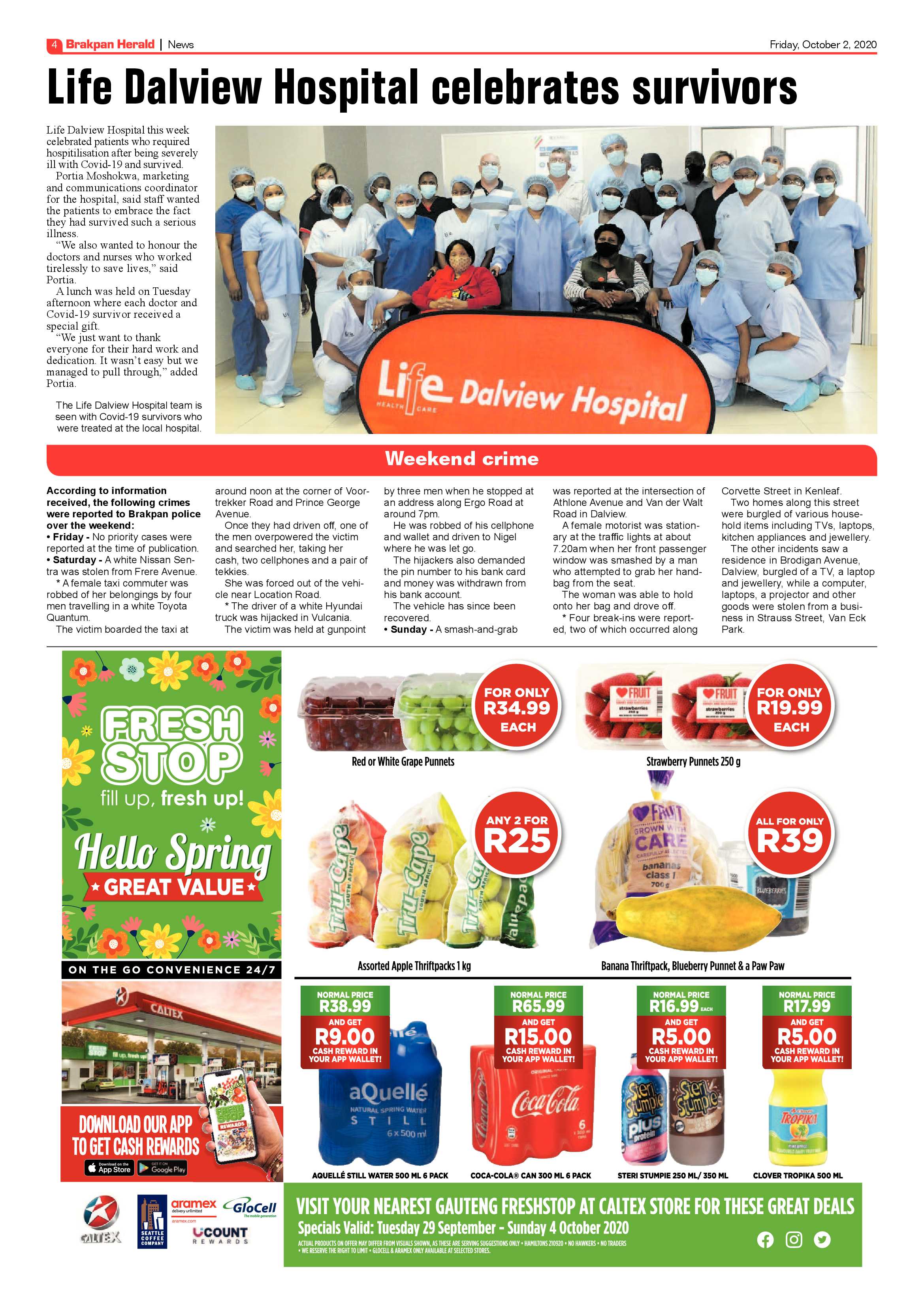 Brakpan Herald 02 October 2020 page 4