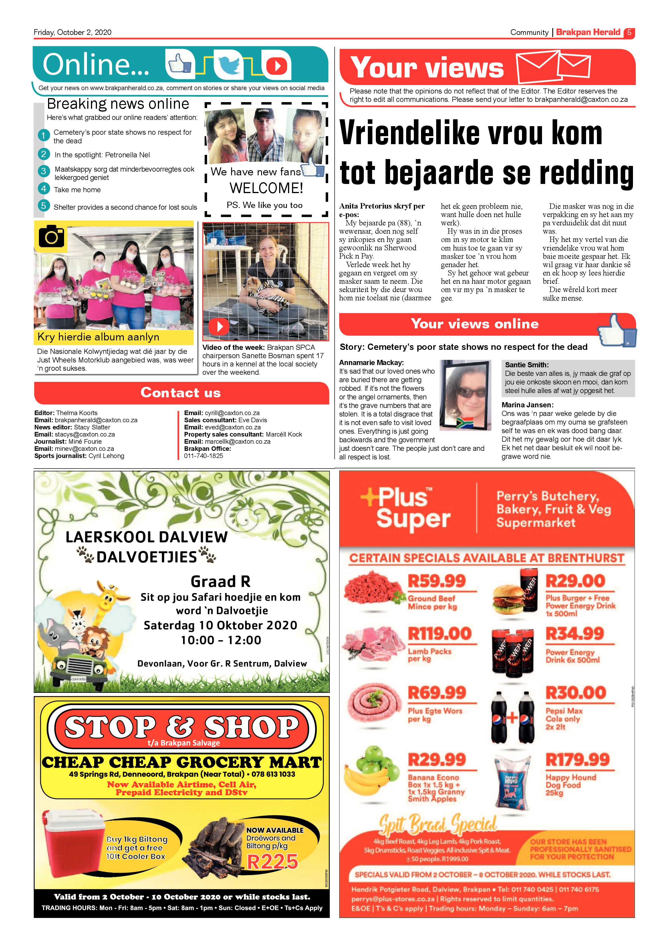 Brakpan Herald 02 October 2020 page 5