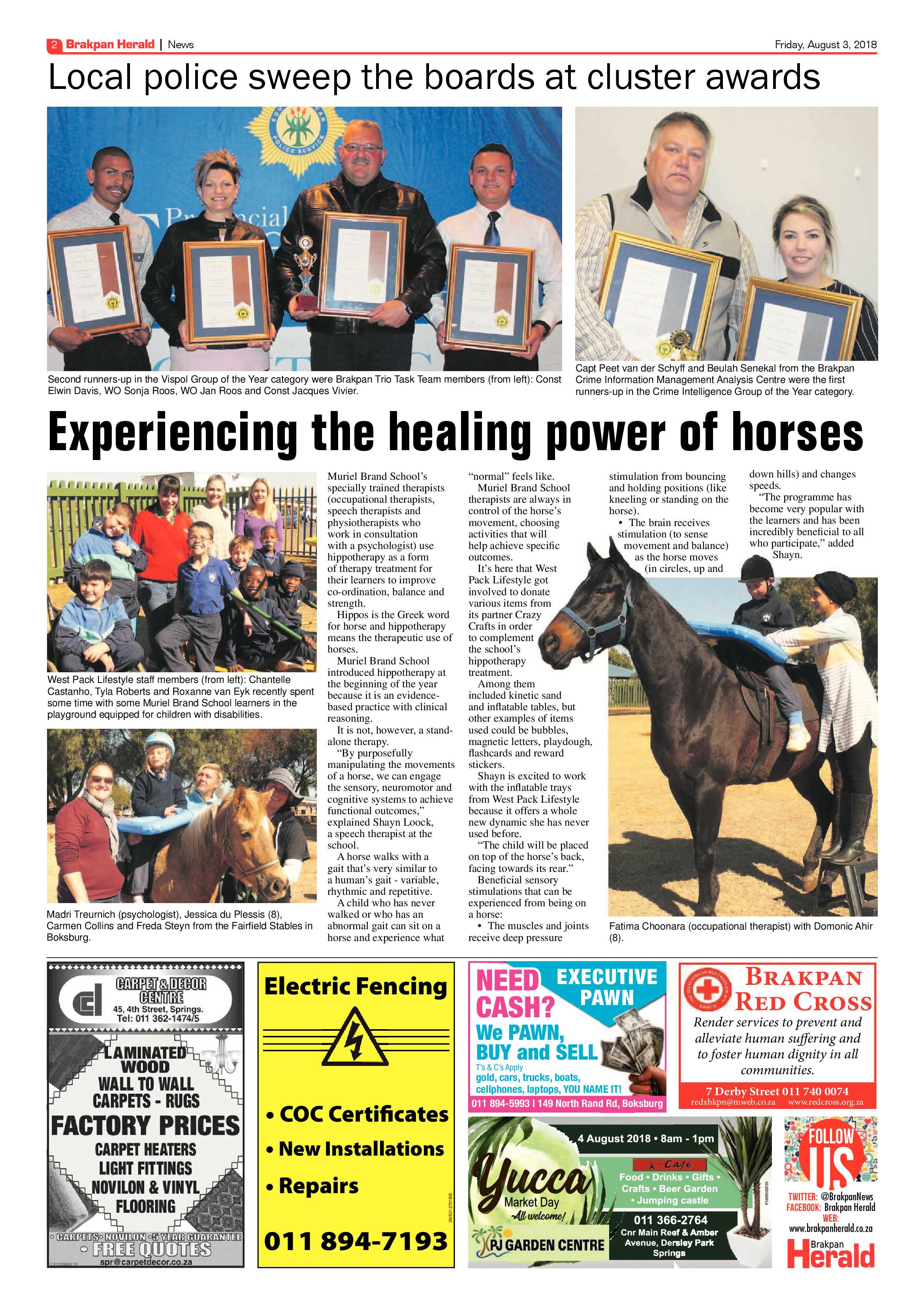 Brakpan Herald 03 August 2018 page 2